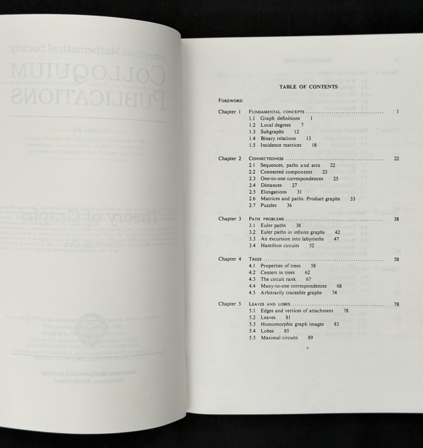Theory of Graphs by 
Oystein Ore