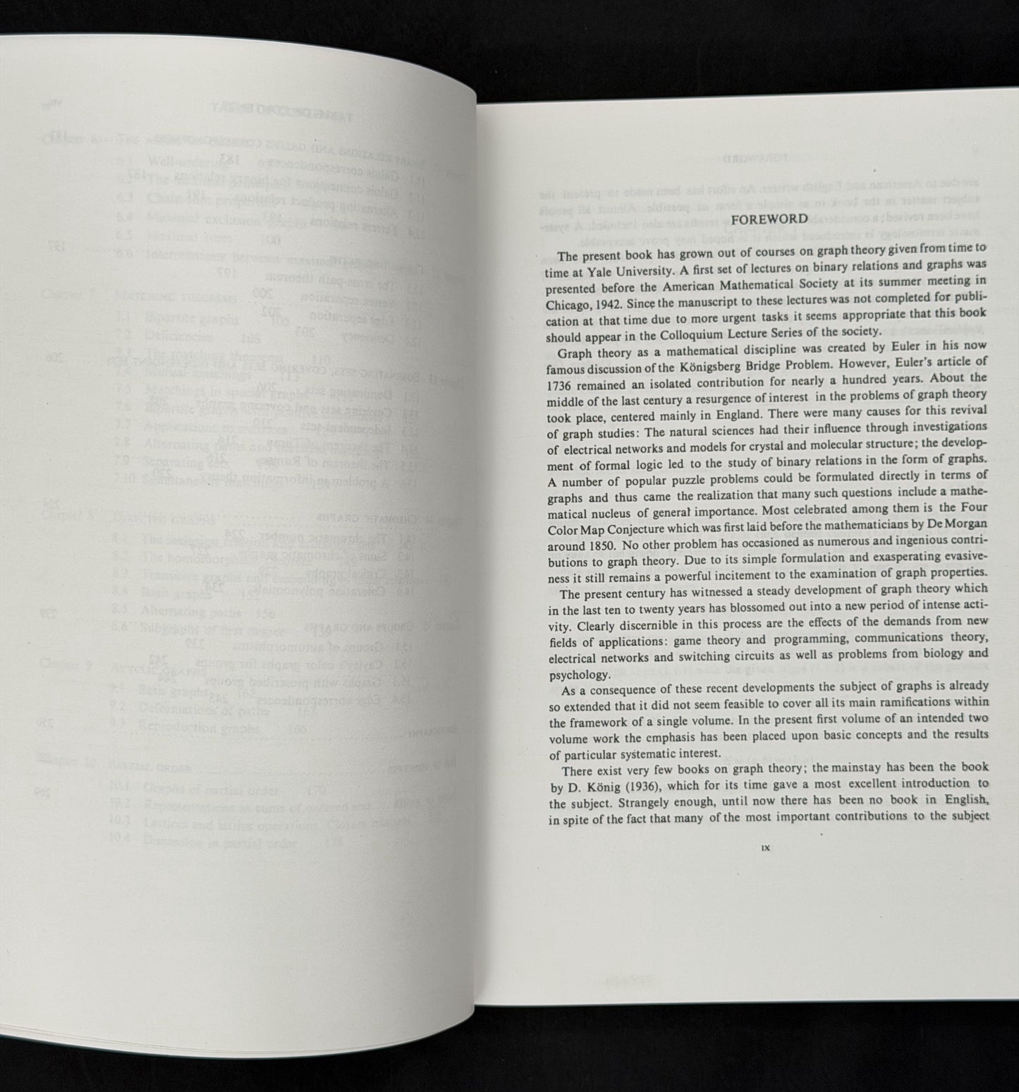 Theory of Graphs by 
Oystein Ore