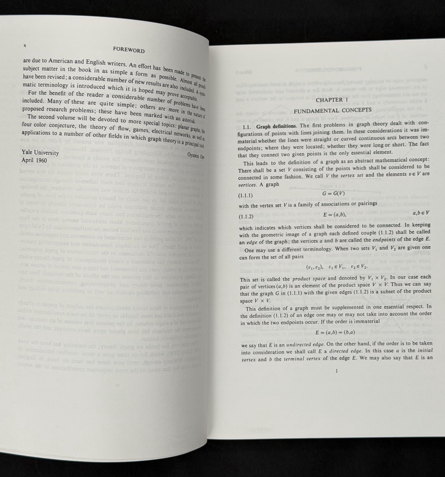 Theory of Graphs by 
Oystein Ore