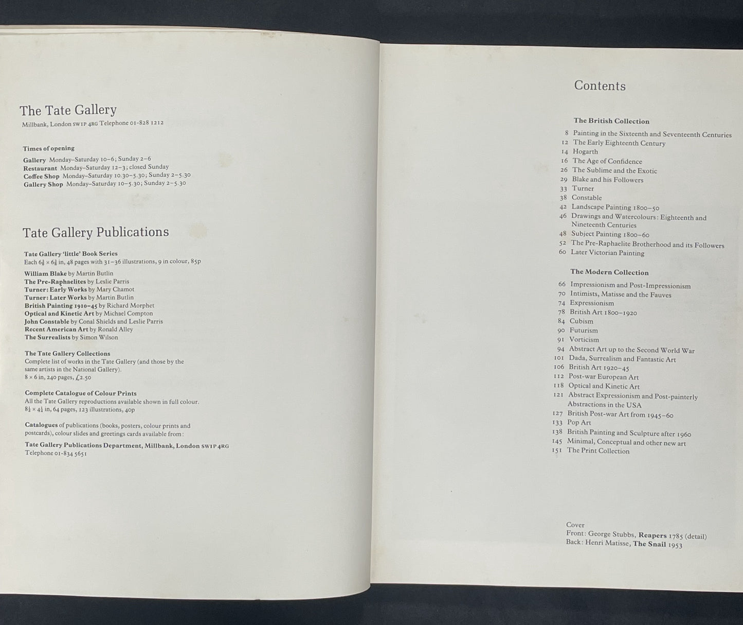 The Tate Gallery by Tate Gallery