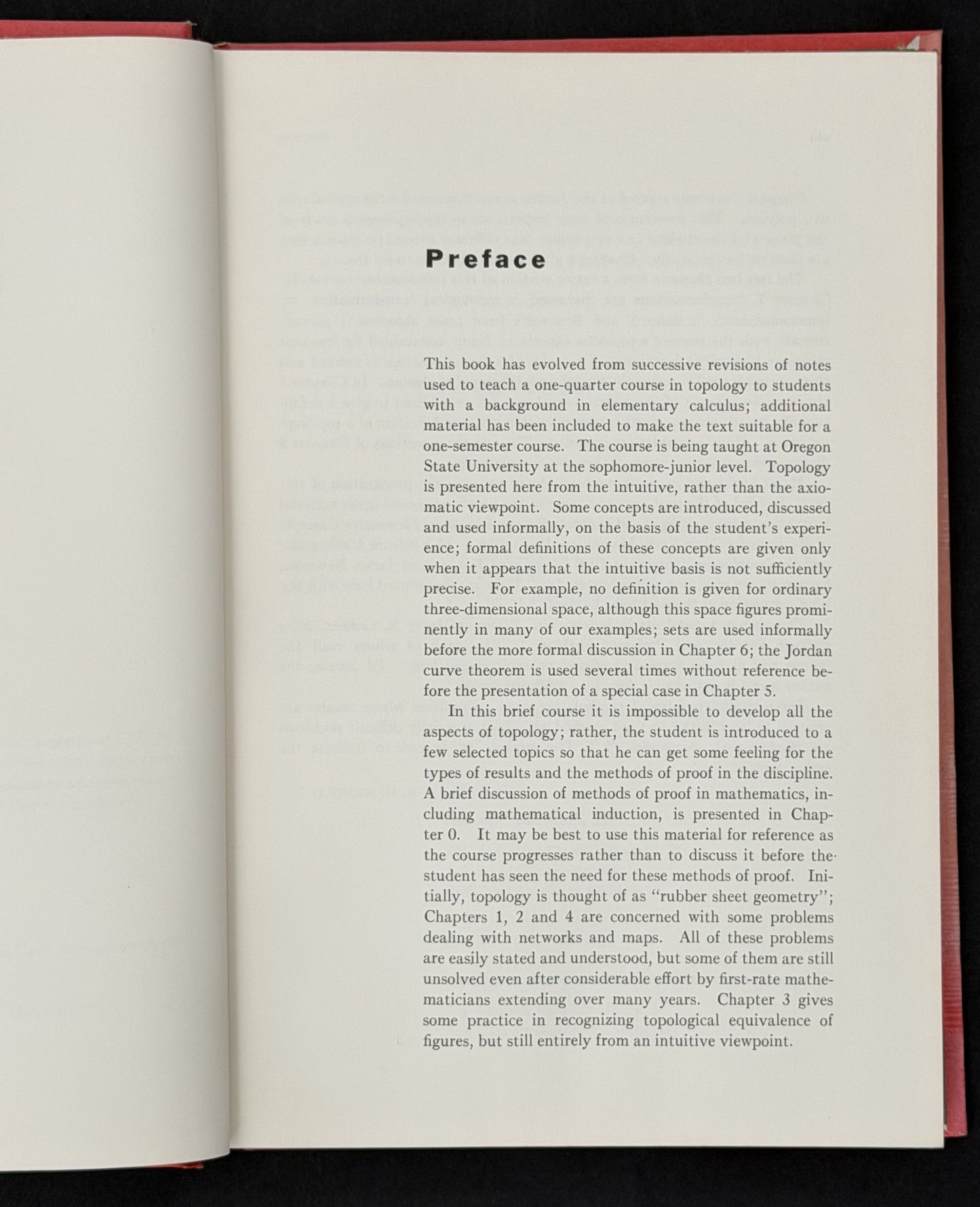 Intuitive Concepts in Elementary Topology by B. H. Arnold
