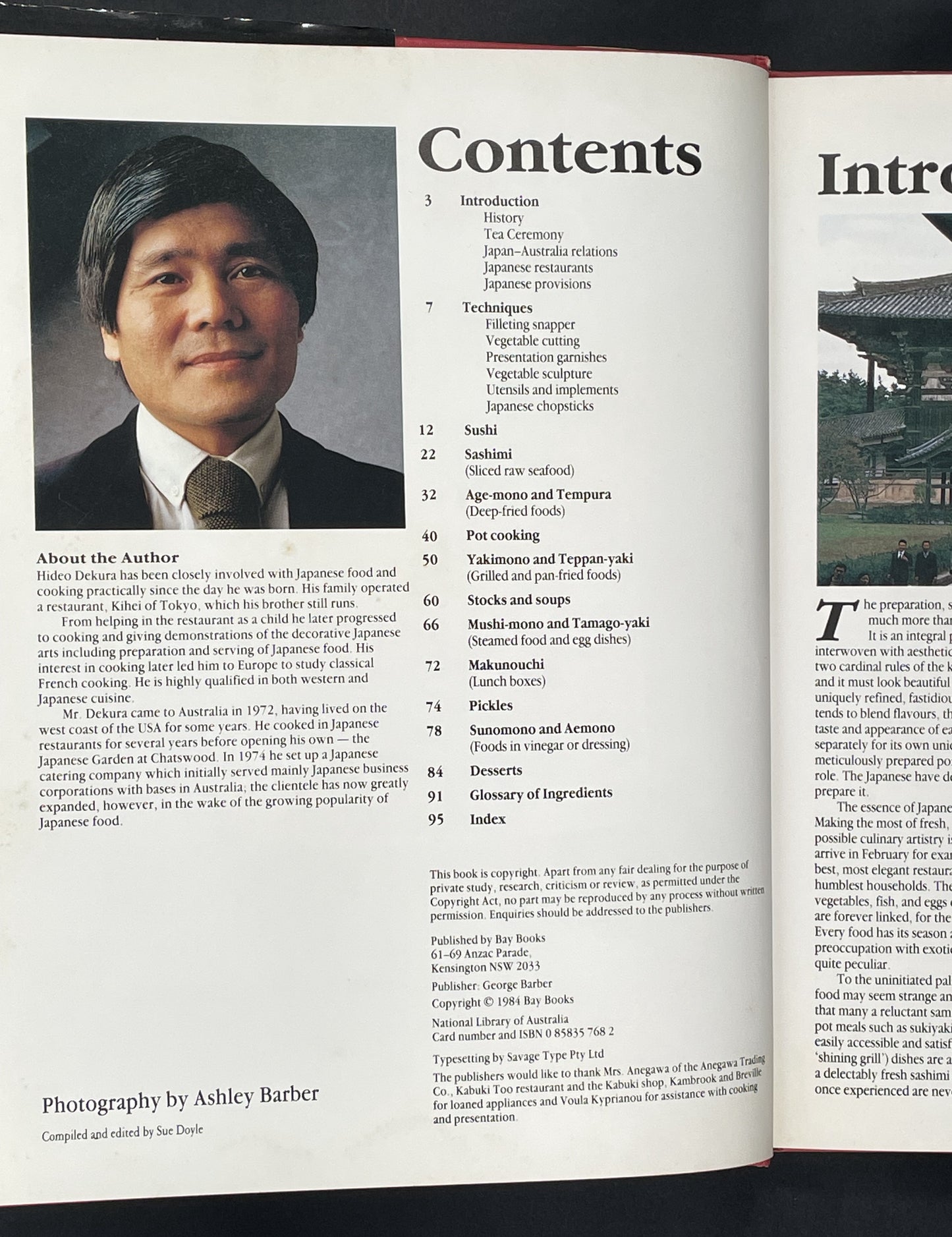 The Fine Art of Japanese Cooking by Hideo Dekura