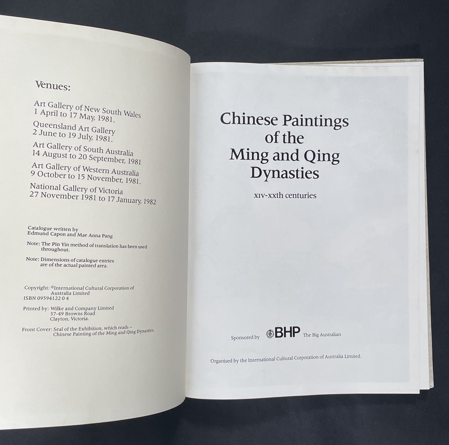 Chinese Paintings of the Ming and Qing Dynasties, 14th-20th Century