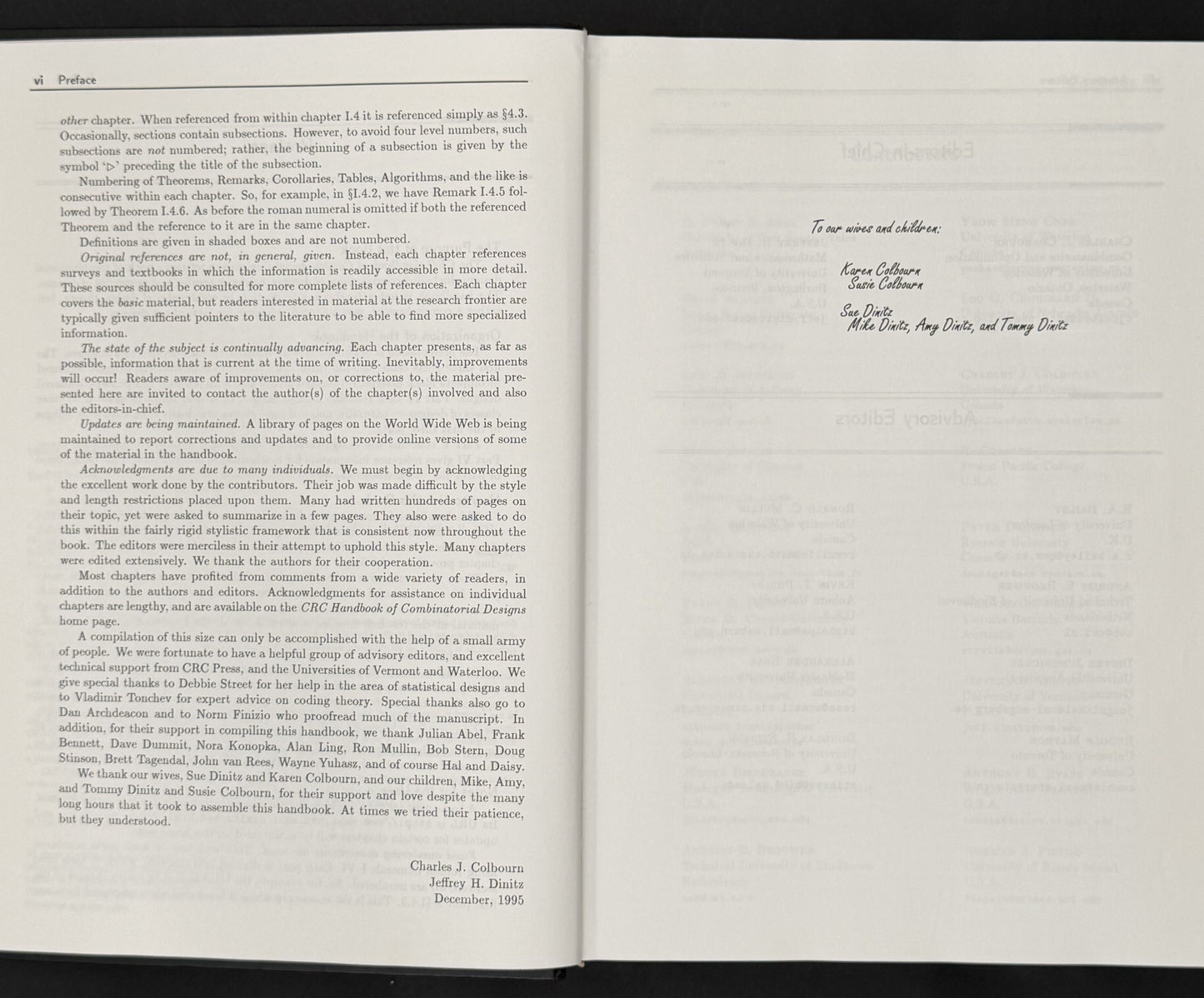 Handbook of Combinatorial Designs by Charles J. Colbourn, Jeffrey Dinitz