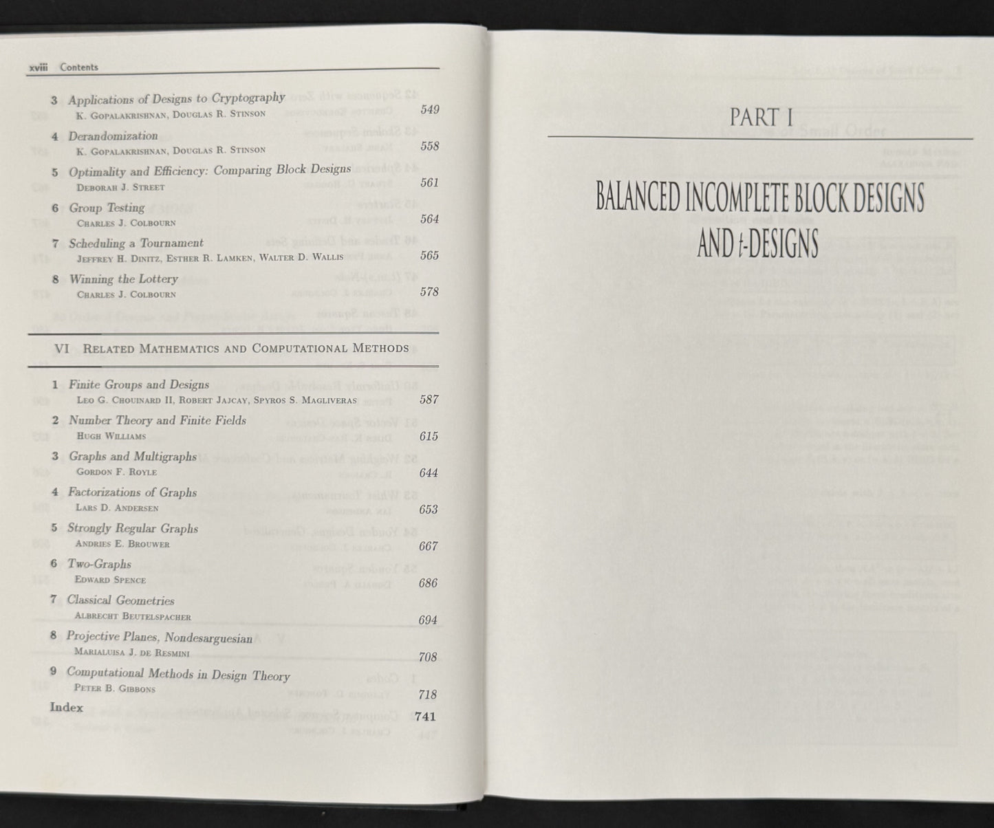 Handbook of Combinatorial Designs by Charles J. Colbourn, Jeffrey Dinitz