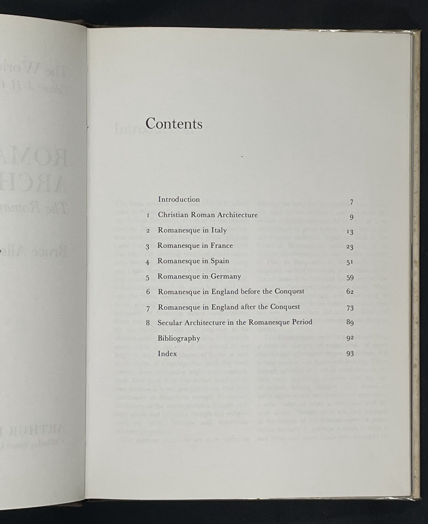 Romanesque Architecture by Bruce Allsopp