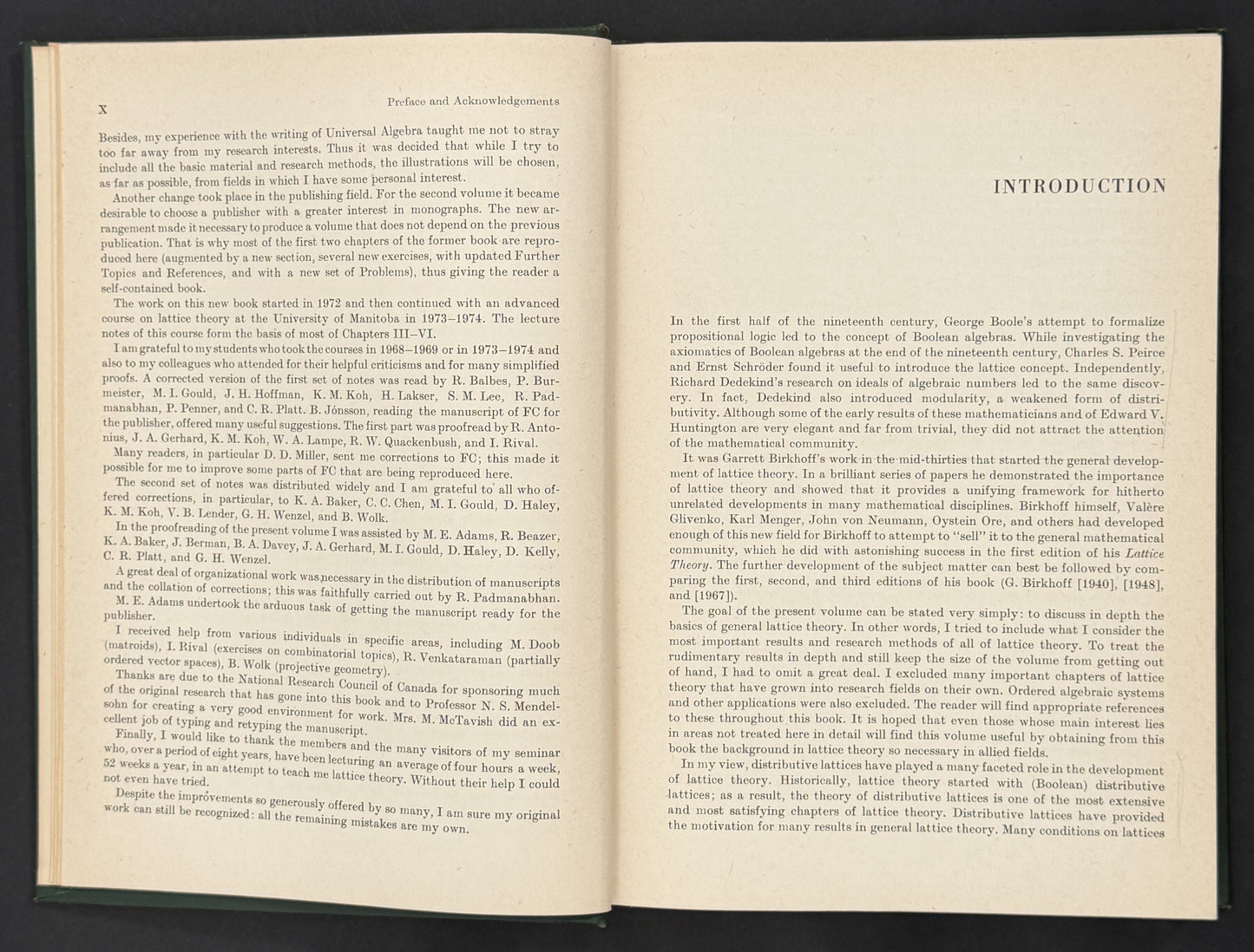 Pure and Applied Mathematics by George A. Gratzer