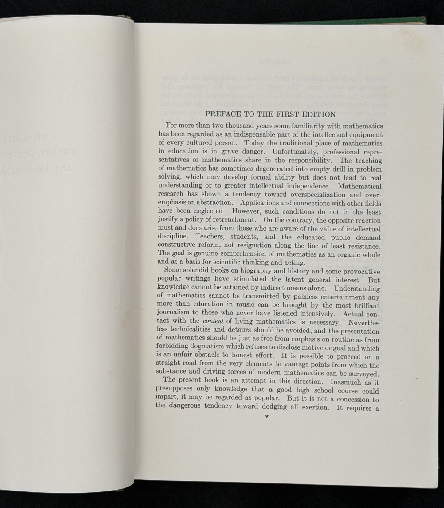 What is Mathematics? by Richard Courant and Herbert Robbins