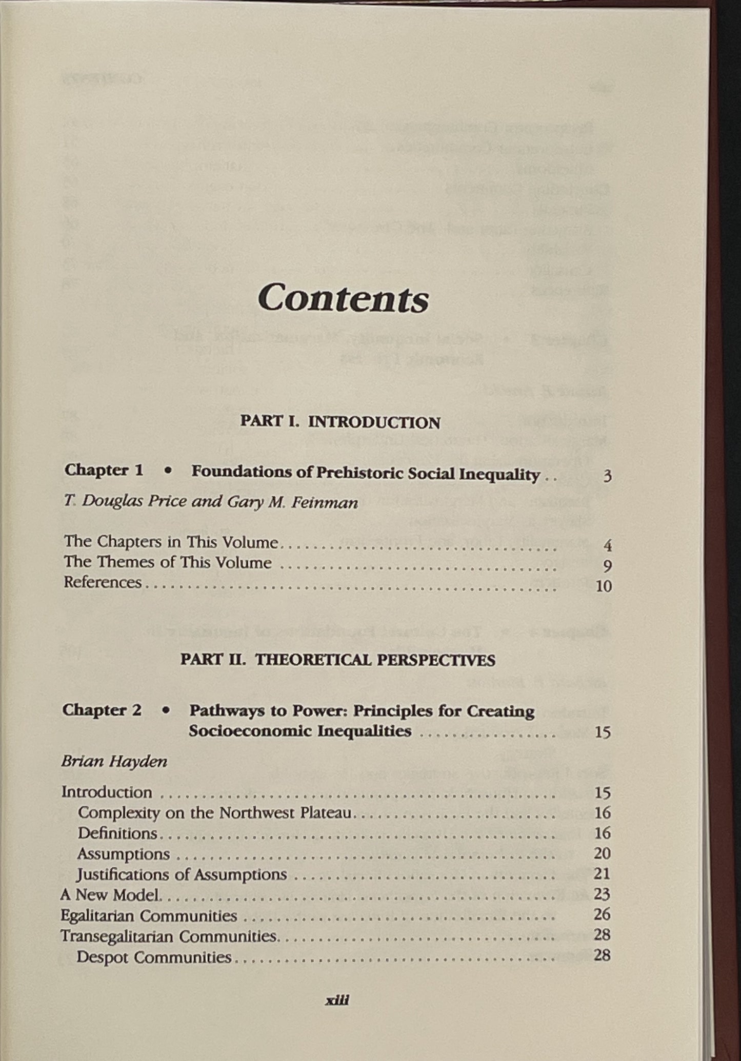 Foundations of Social Inequality by Theron Douglas Price