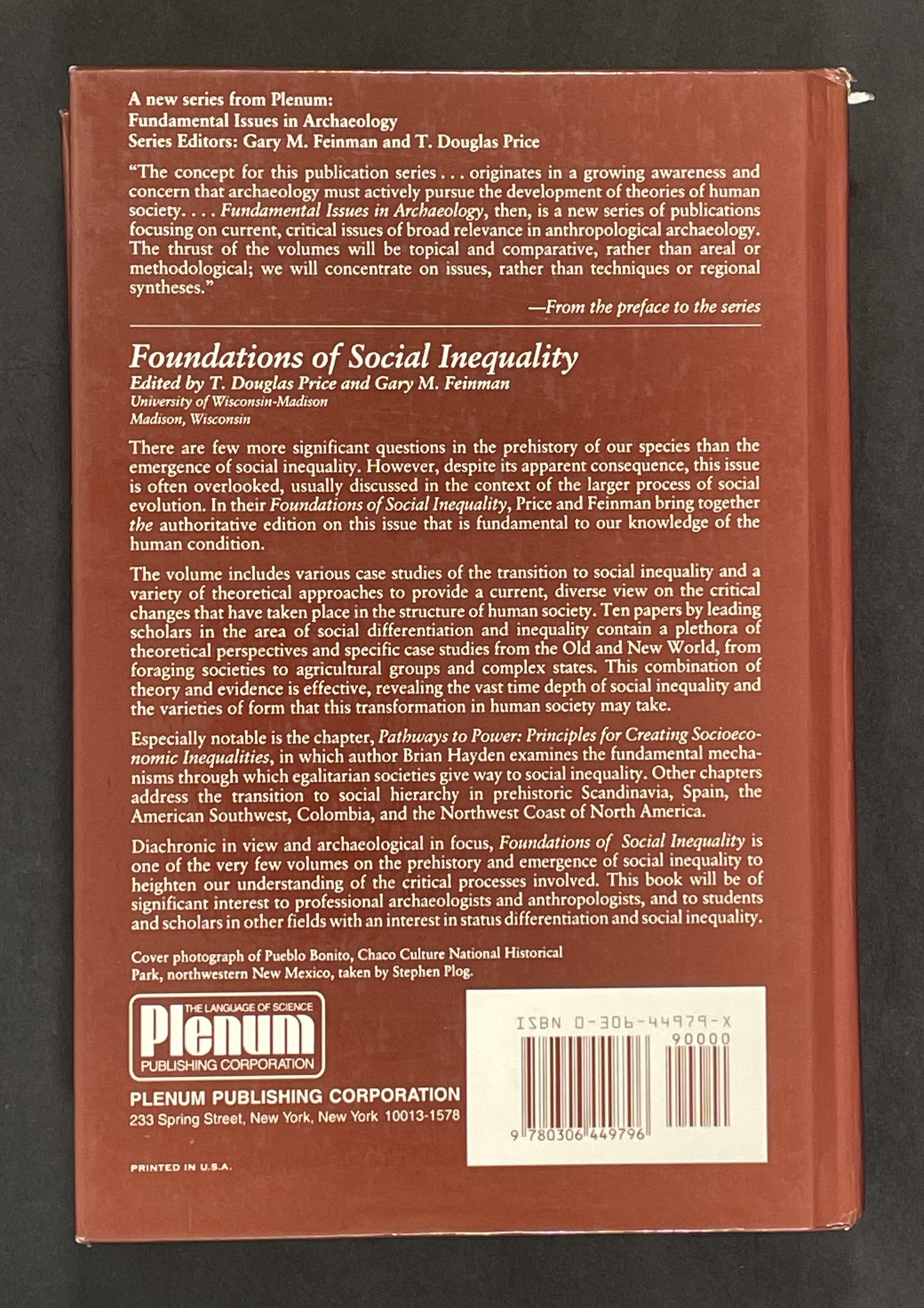 Foundations of Social Inequality by Theron Douglas Price
