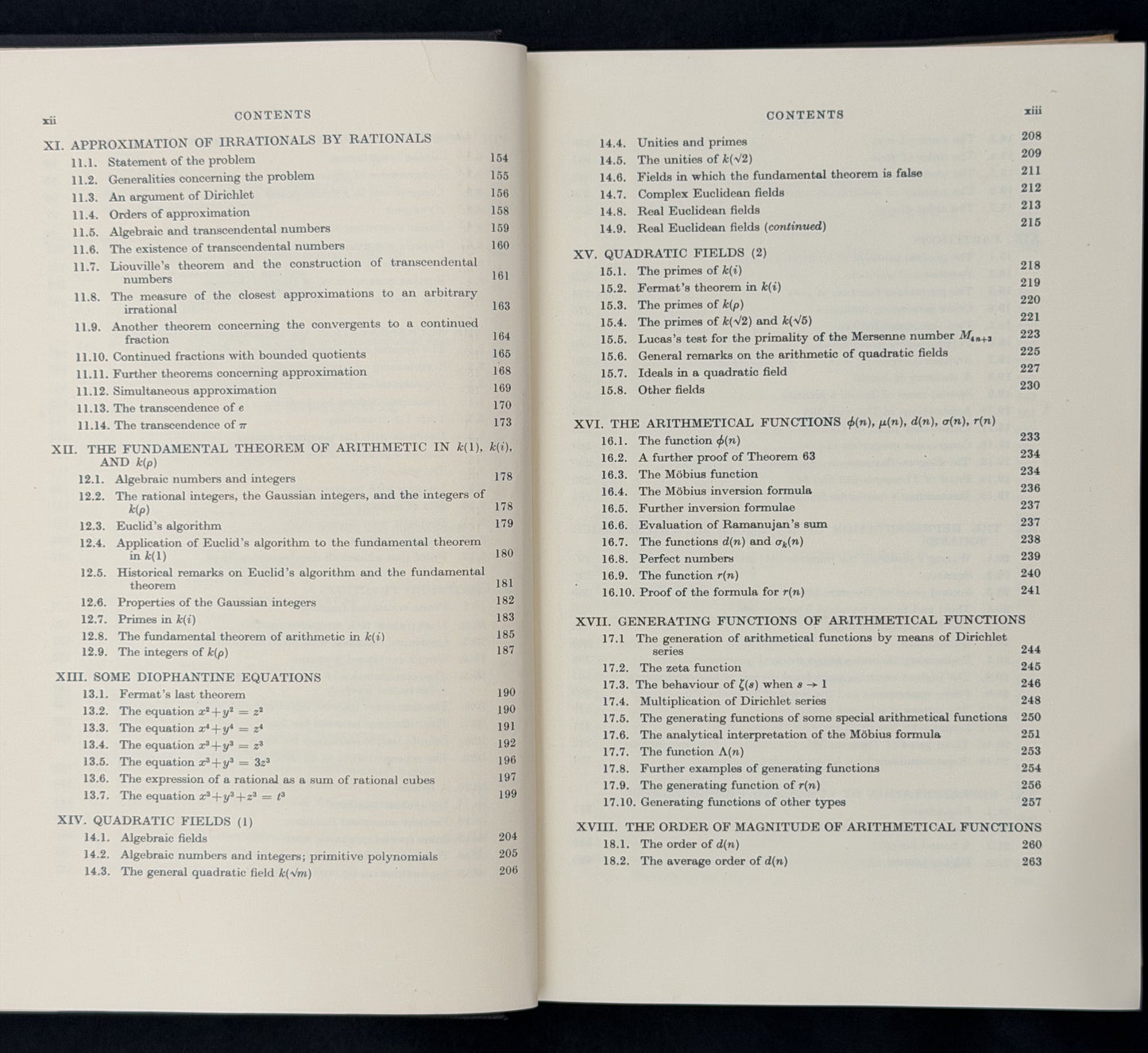 An Introduction to the Theory of Numbers by G. H. Hardy and E. M. Wright