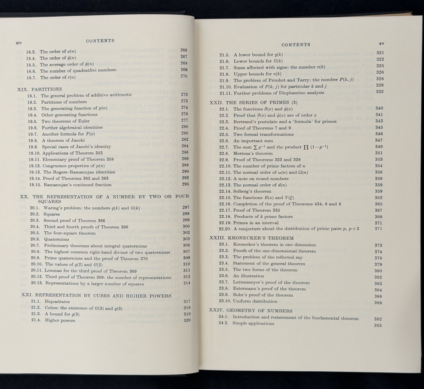 An Introduction to the Theory of Numbers by G. H. Hardy and E. M. Wright