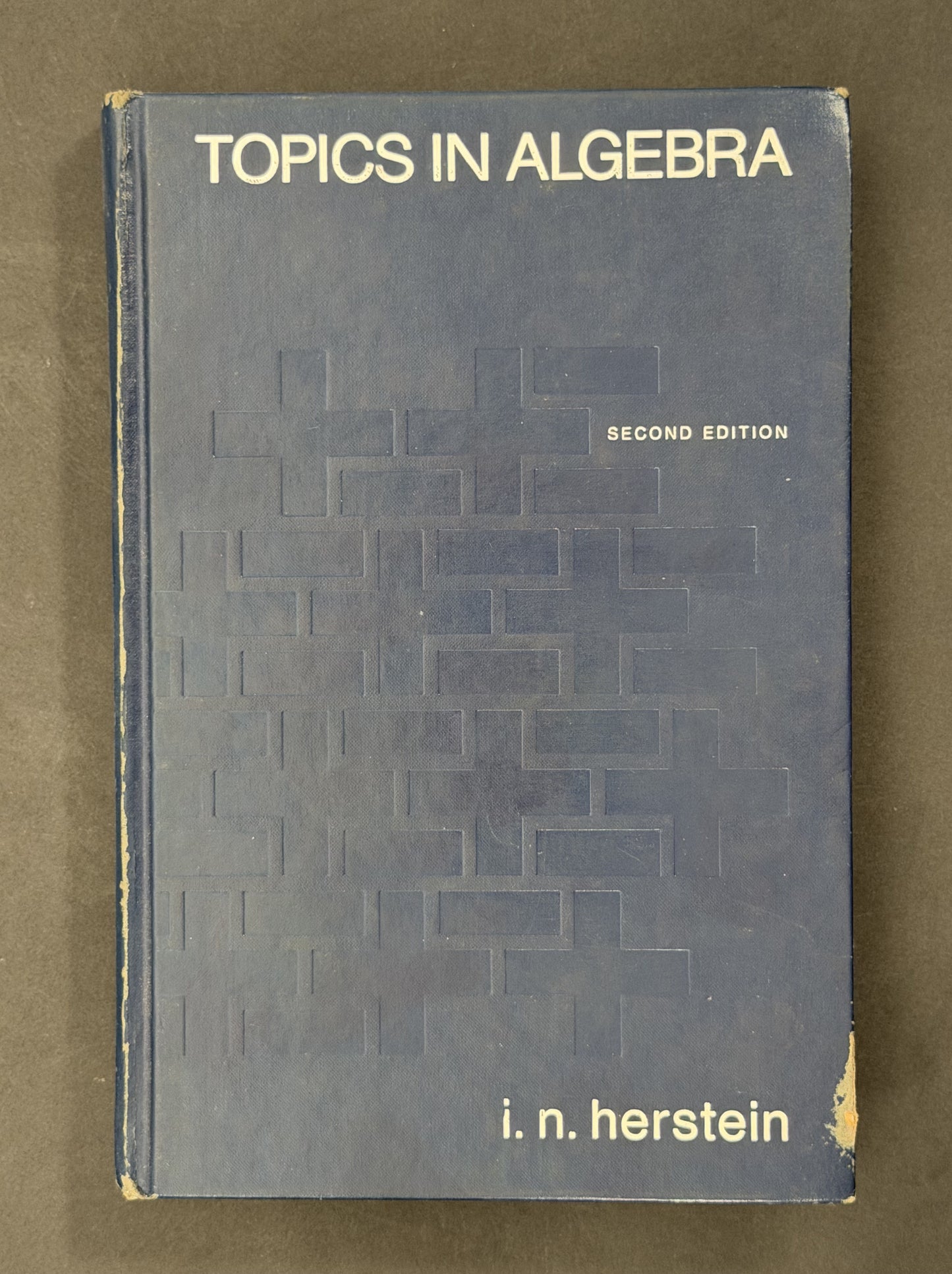 Topics in Algebra by I. N. Herstein