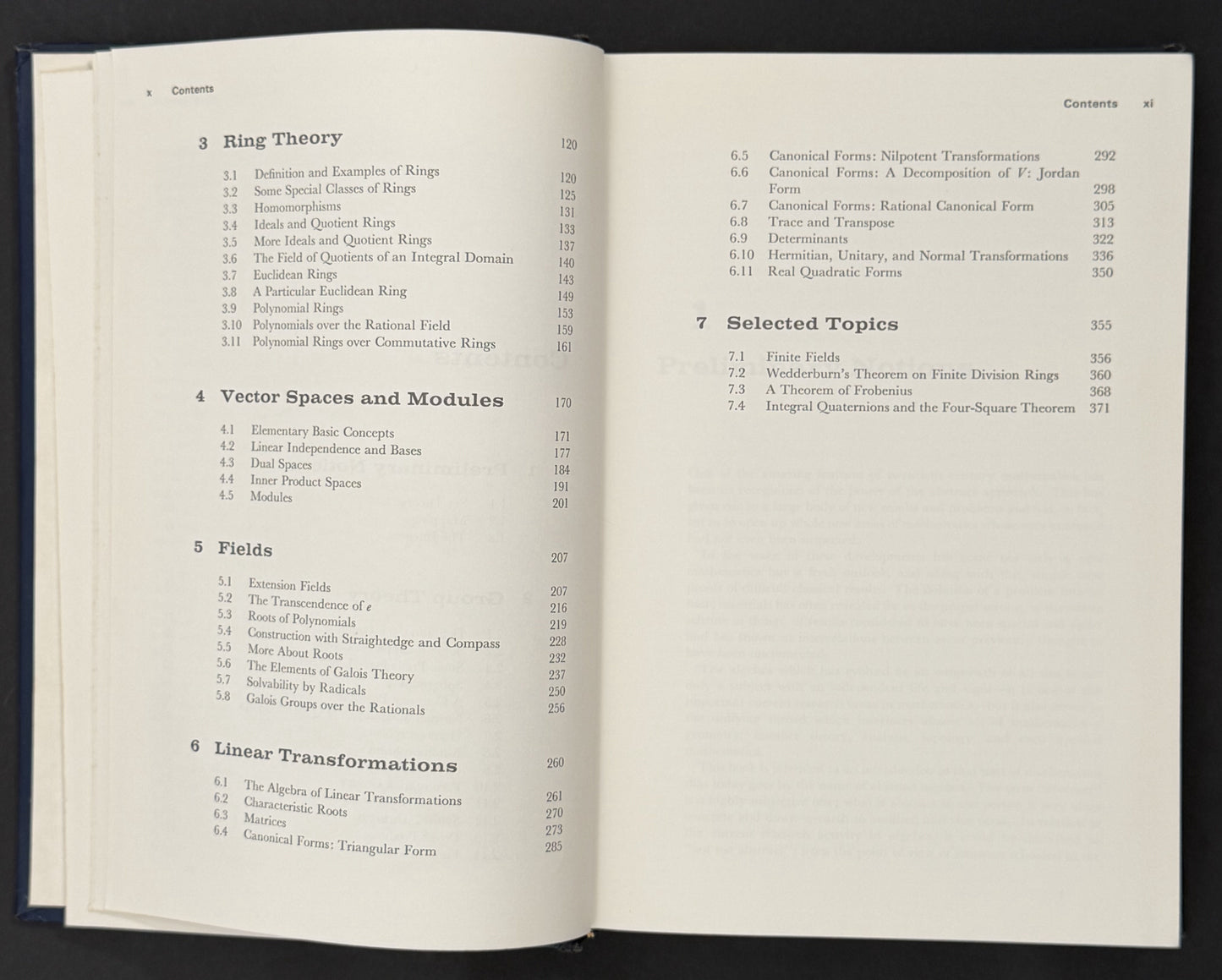 Topics in Algebra by I. N. Herstein