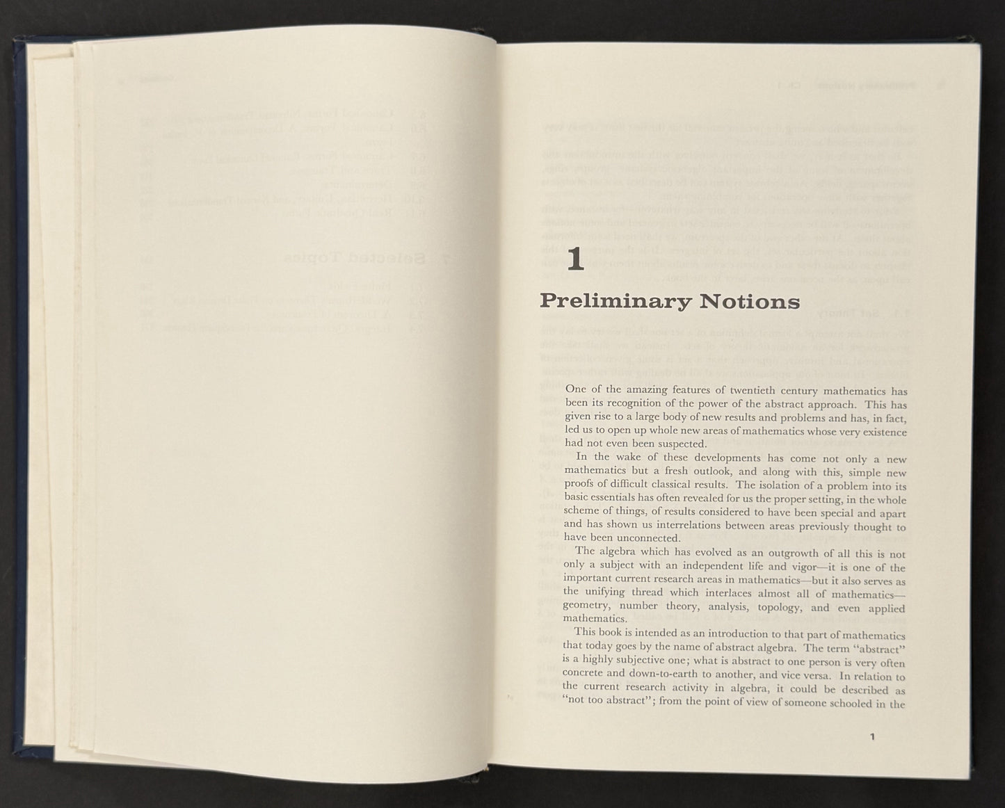 Topics in Algebra by I. N. Herstein