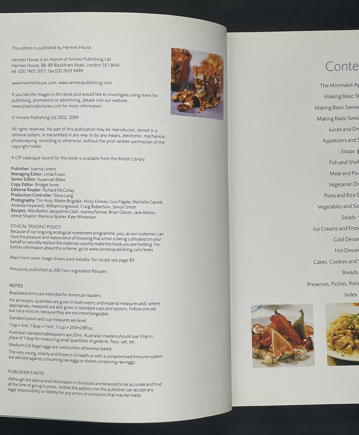 200 Four-ingredient Recipes by Joanna Farrow