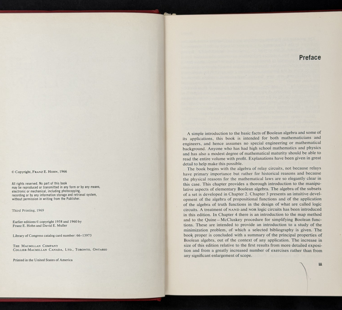 Applied Boolean Algebra by Franz E. Hohn