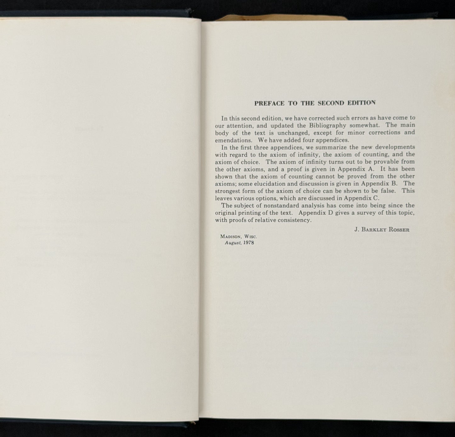 Logic for Mathematicians by John Barkley Rosser