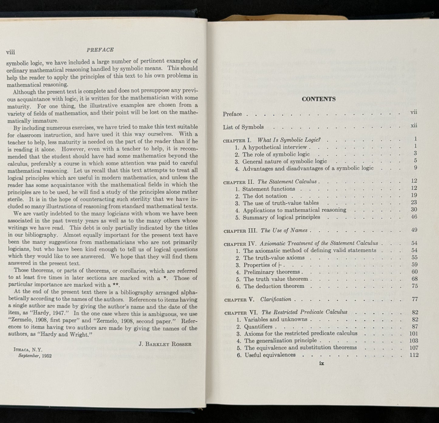 Logic for Mathematicians by John Barkley Rosser