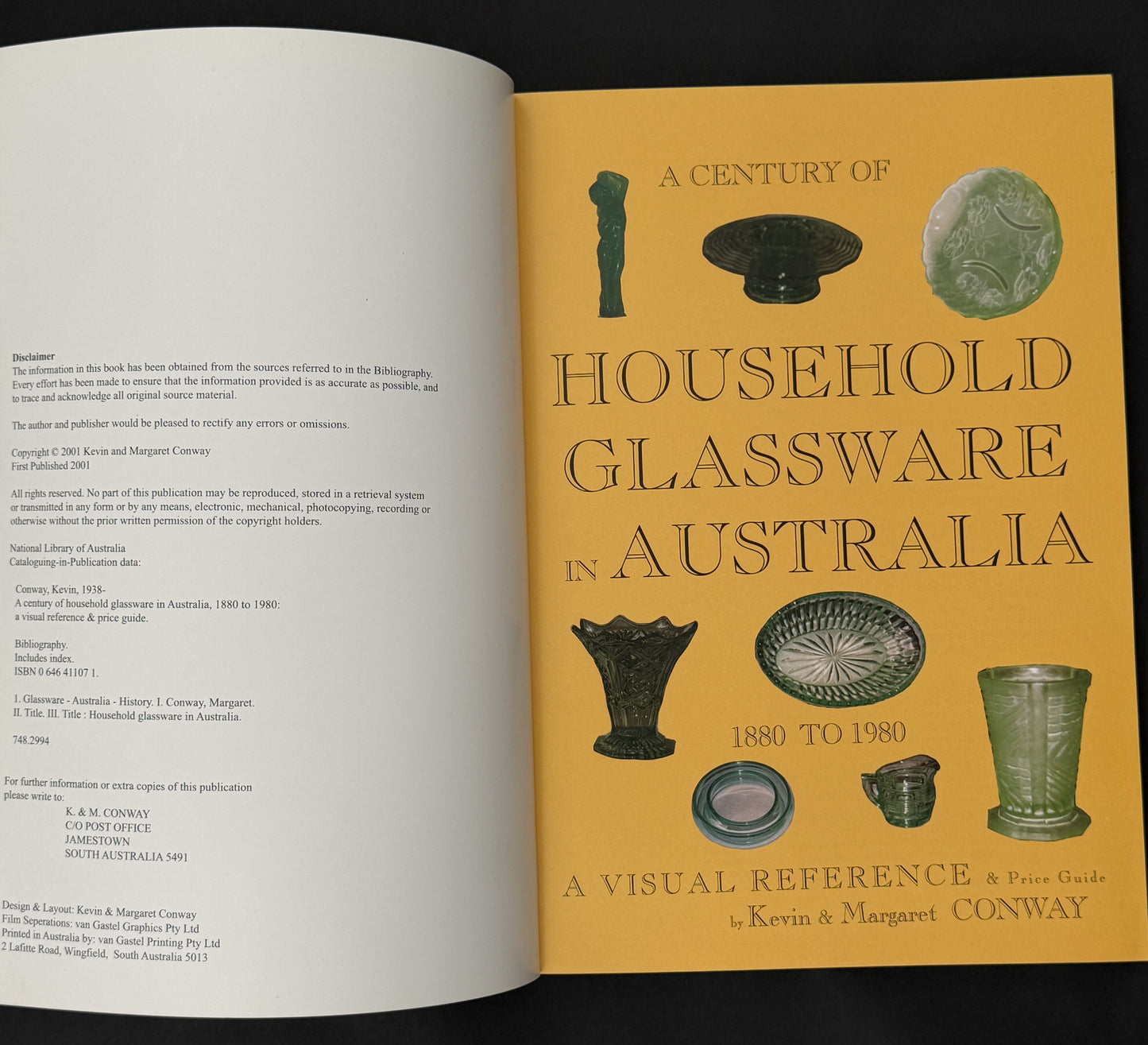 Century of Household Glassware in Australia 1880 to 1980 by Kevin Conway et al.