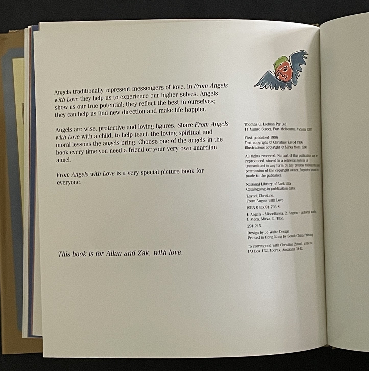 From Angels with Love by Christine Zavod & Mirka Mora