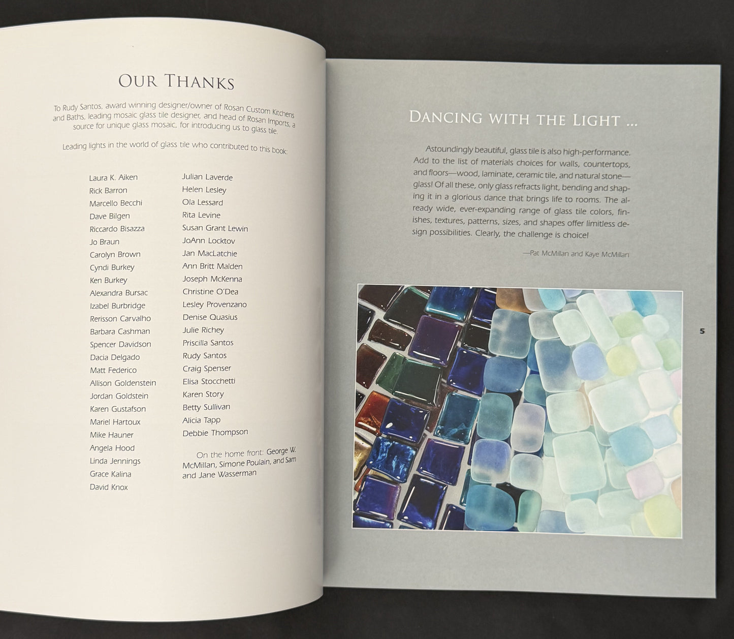 Glass Tile Inspirations for Kitchens and Baths by Patricia Hart McMillan et al.
