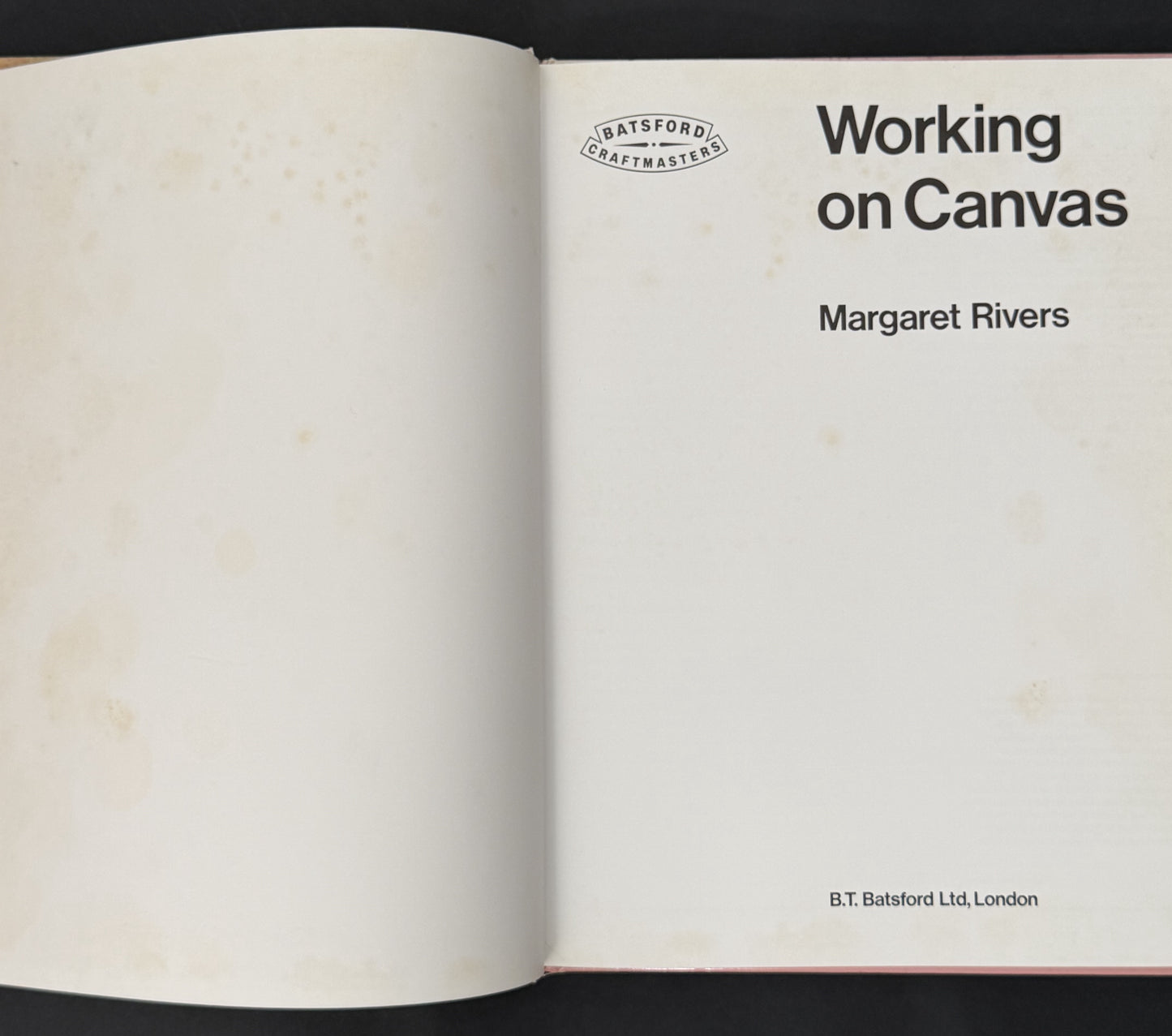 Working on Canvas by Margaret Rivers