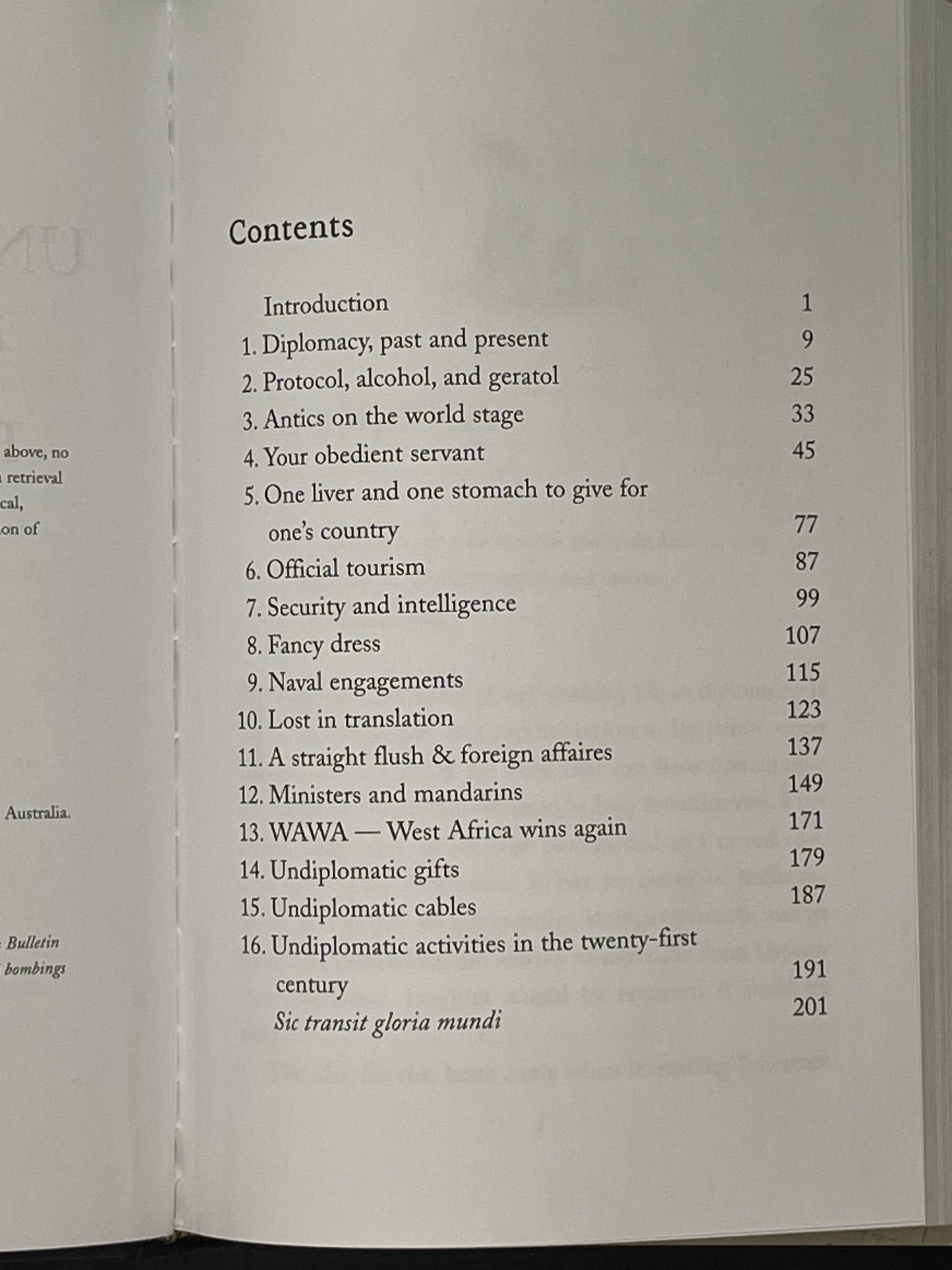 Undiplomatic Activities by Richard Woolcott