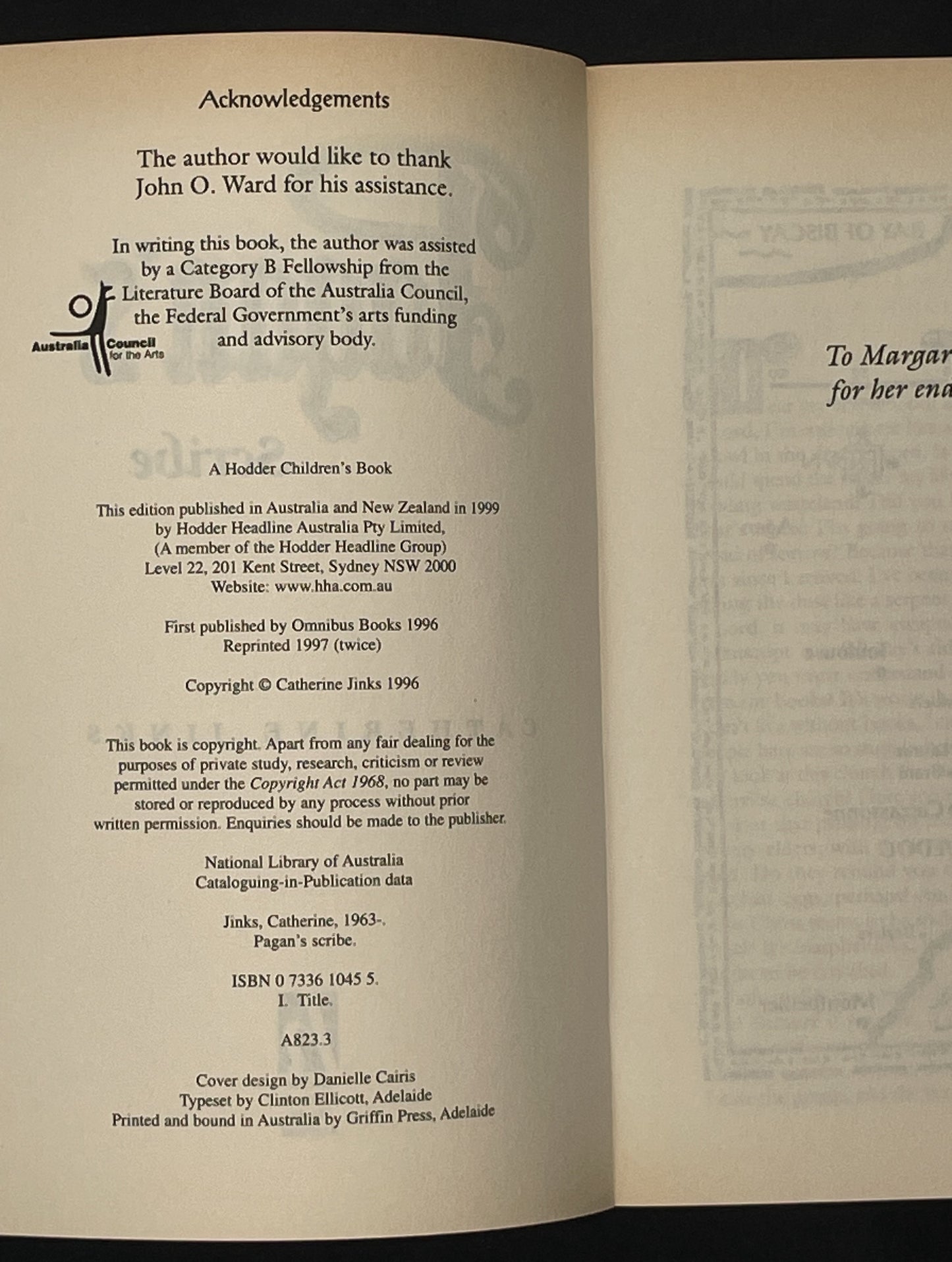 Pagan's Scribe by Catherine Jinks