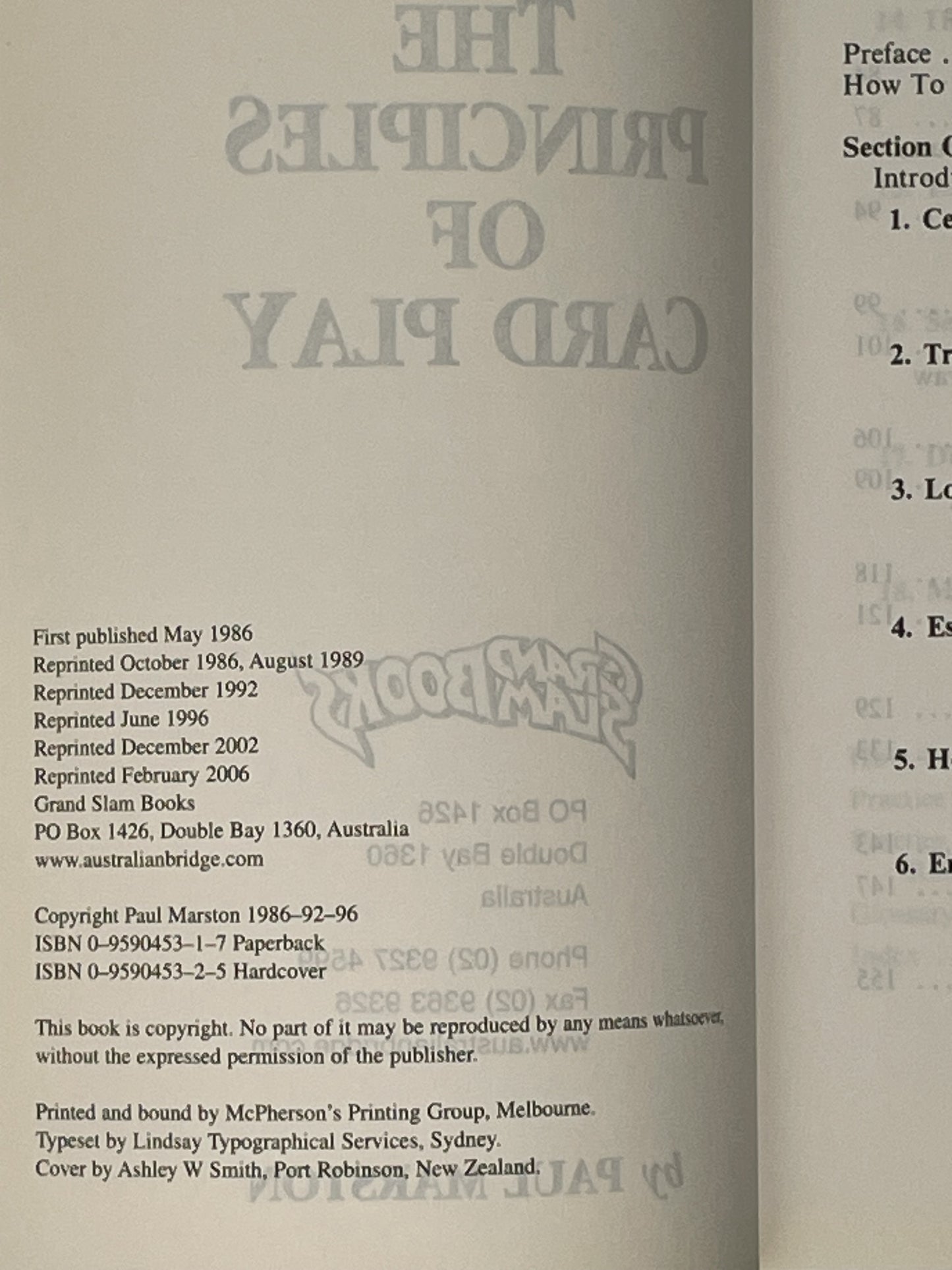 Contract Bridge by Paul Marston