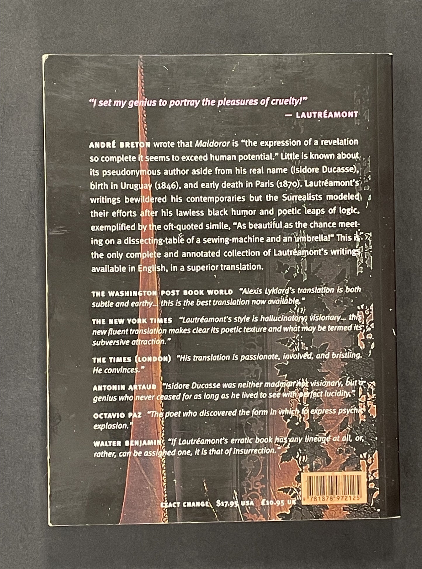Maldoror & the Complete Works of the Comte de Lautreamont