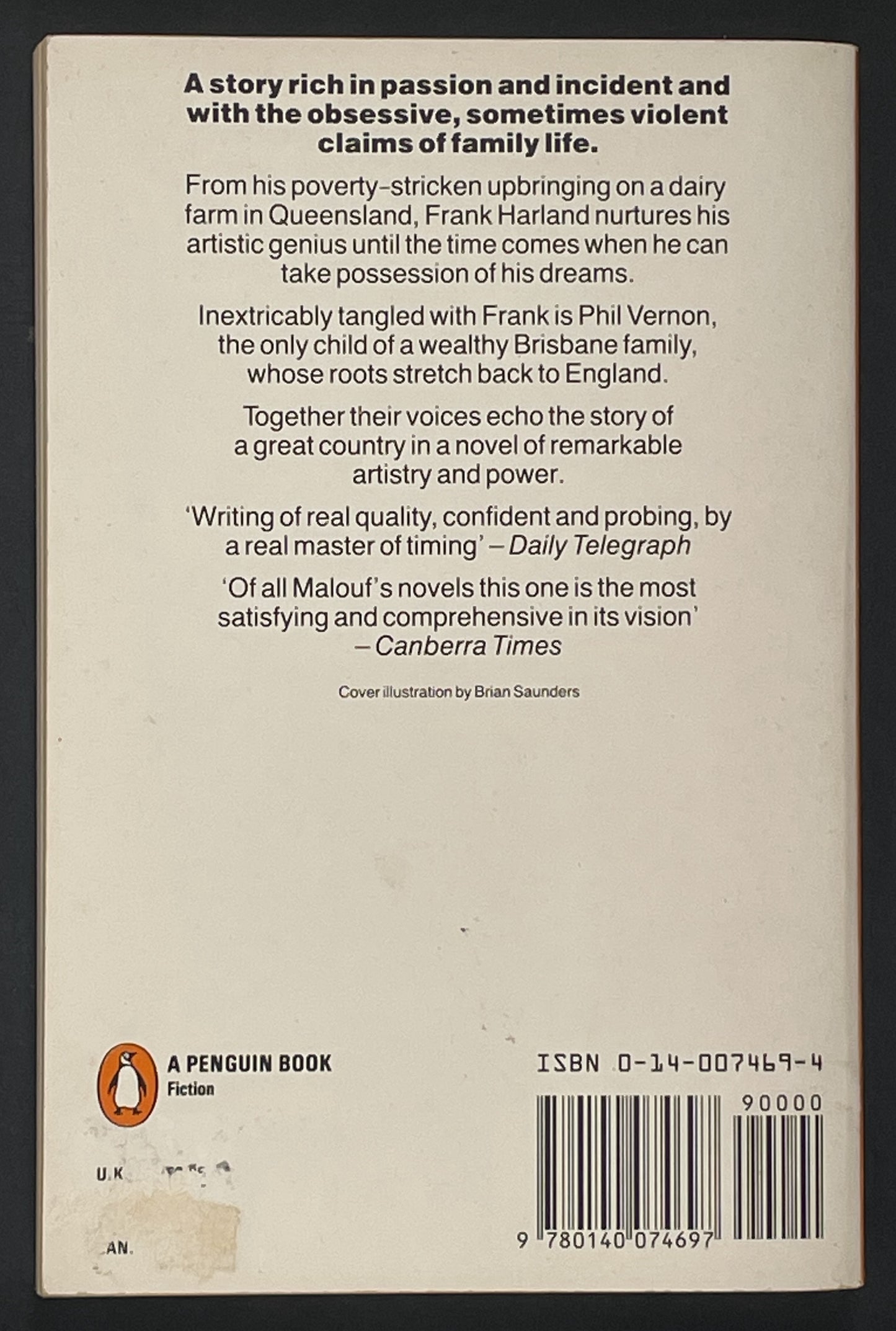 Harland's Half Acre by David Malouf