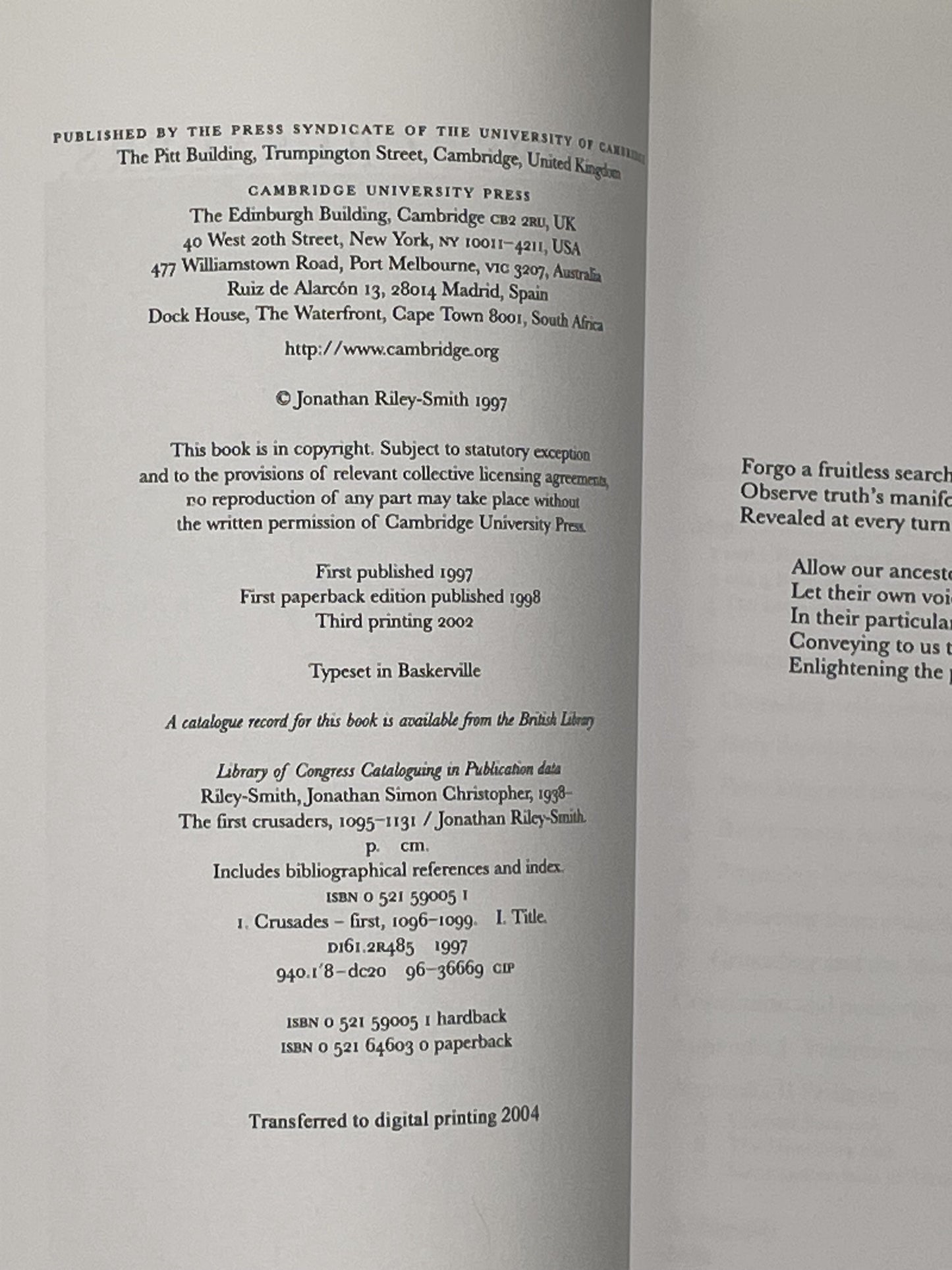 The First Crusaders, 1095-1131 by Jonathan Riley-Smith