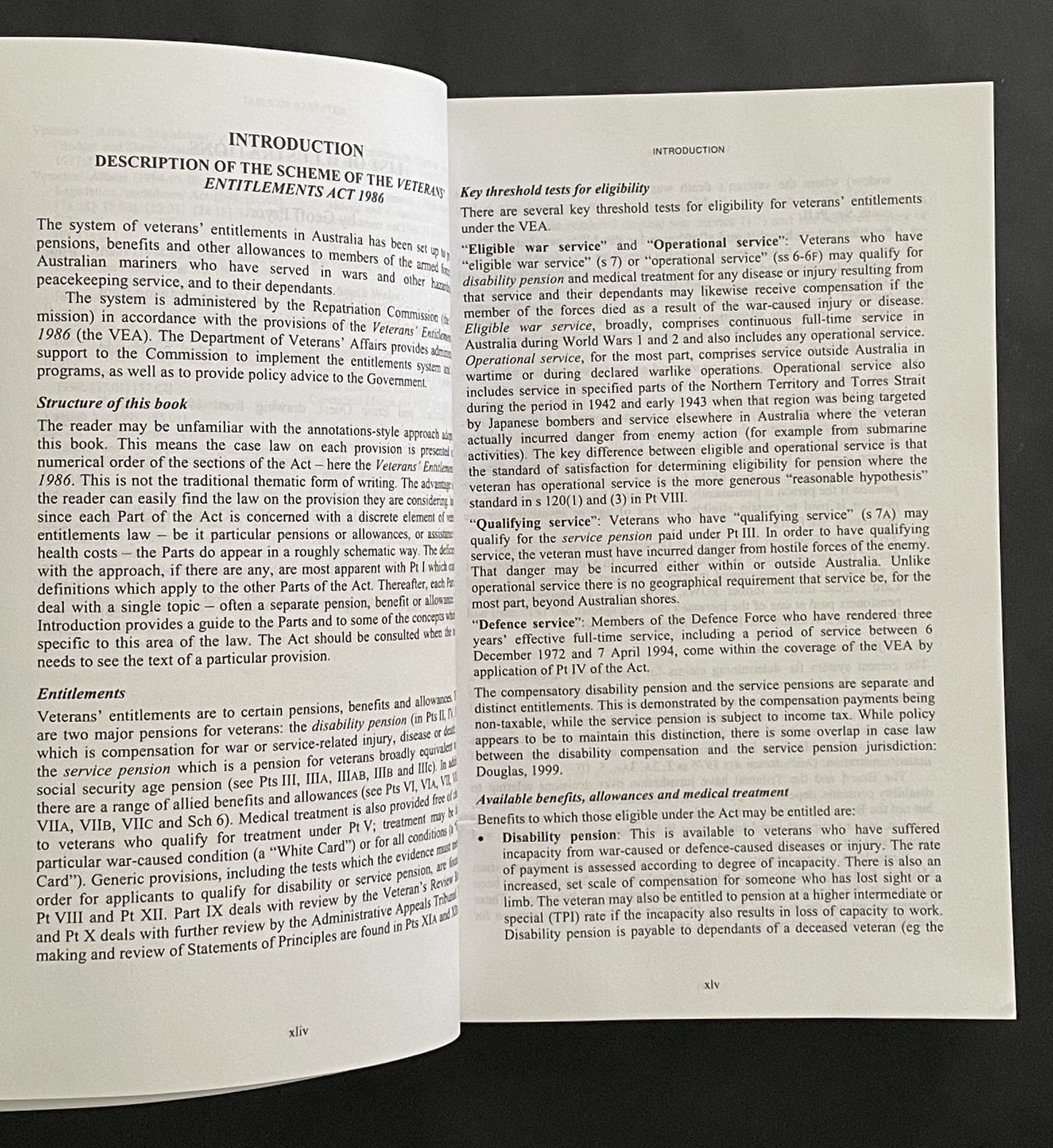 Veterans' Entitlements Law by Robin Creyke, Peter H. Sutherland, Pauline Ridge