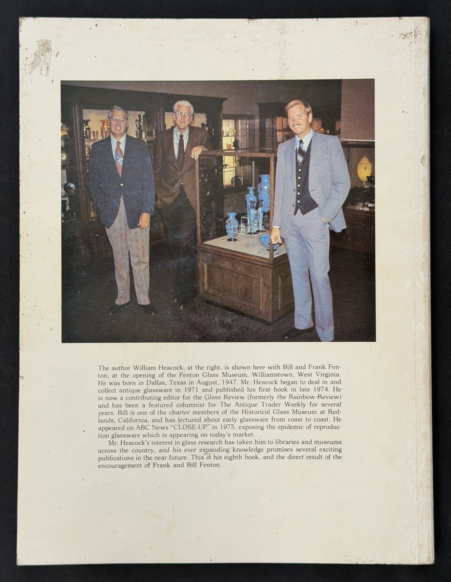 Fenton Glass: The First Twenty-five years by William Heacock