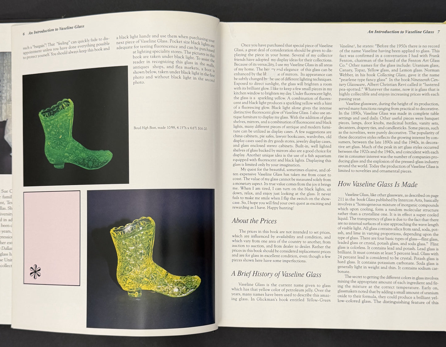 The Picture Book of Vaseline Glass by Sue C. Davis