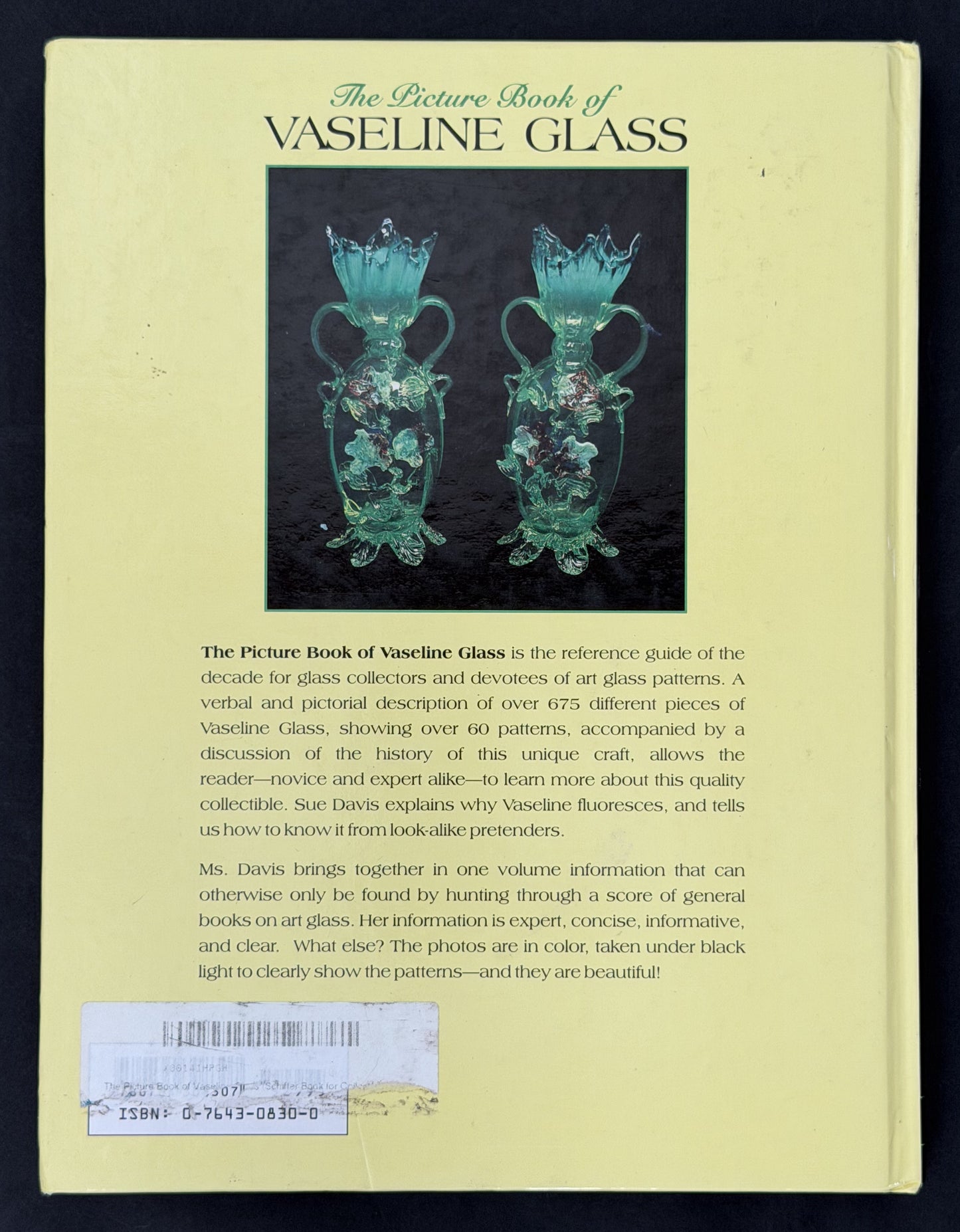 The Picture Book of Vaseline Glass by Sue C. Davis