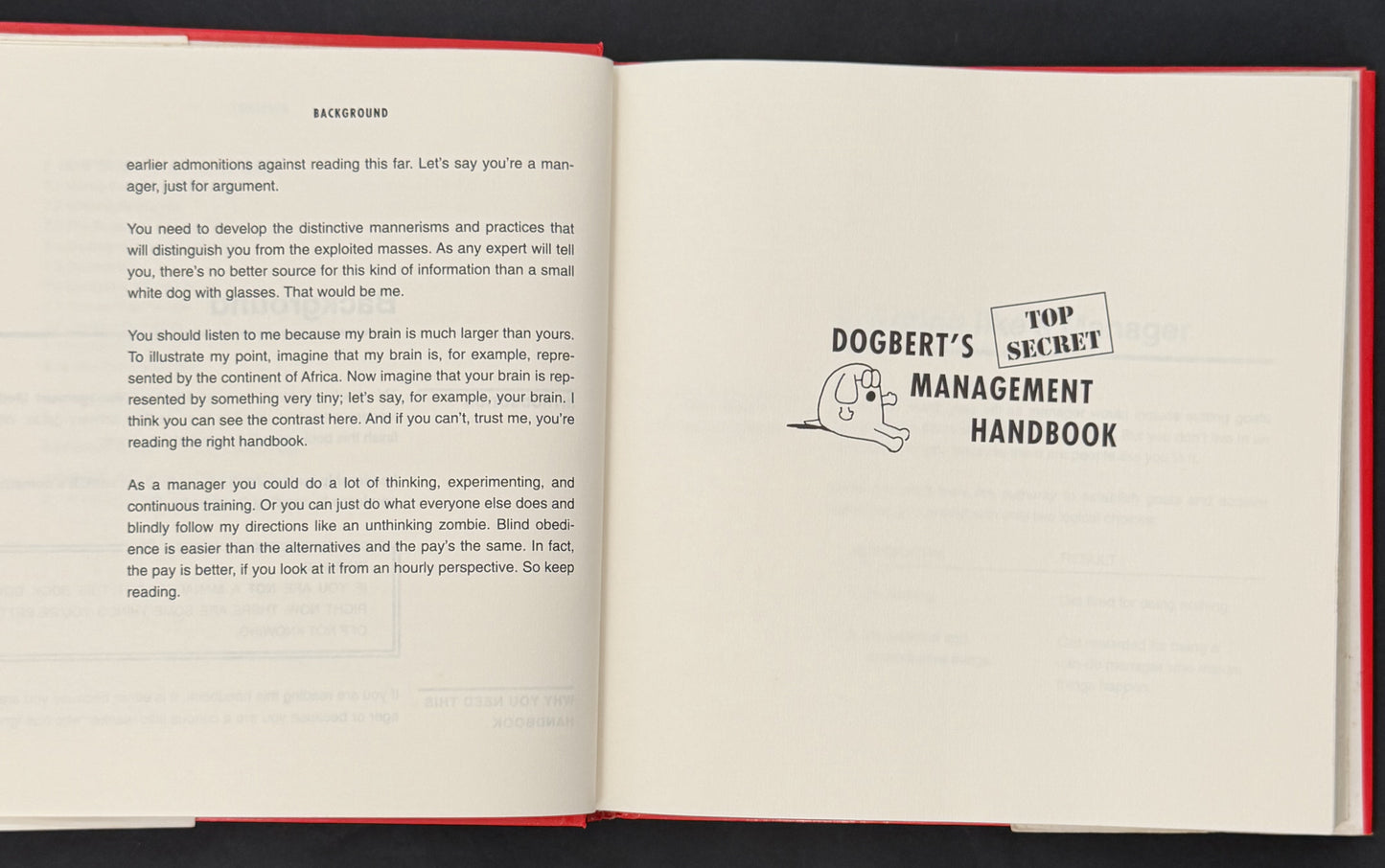 Dogbert's Top Secret Management Handbook by Scott Adams