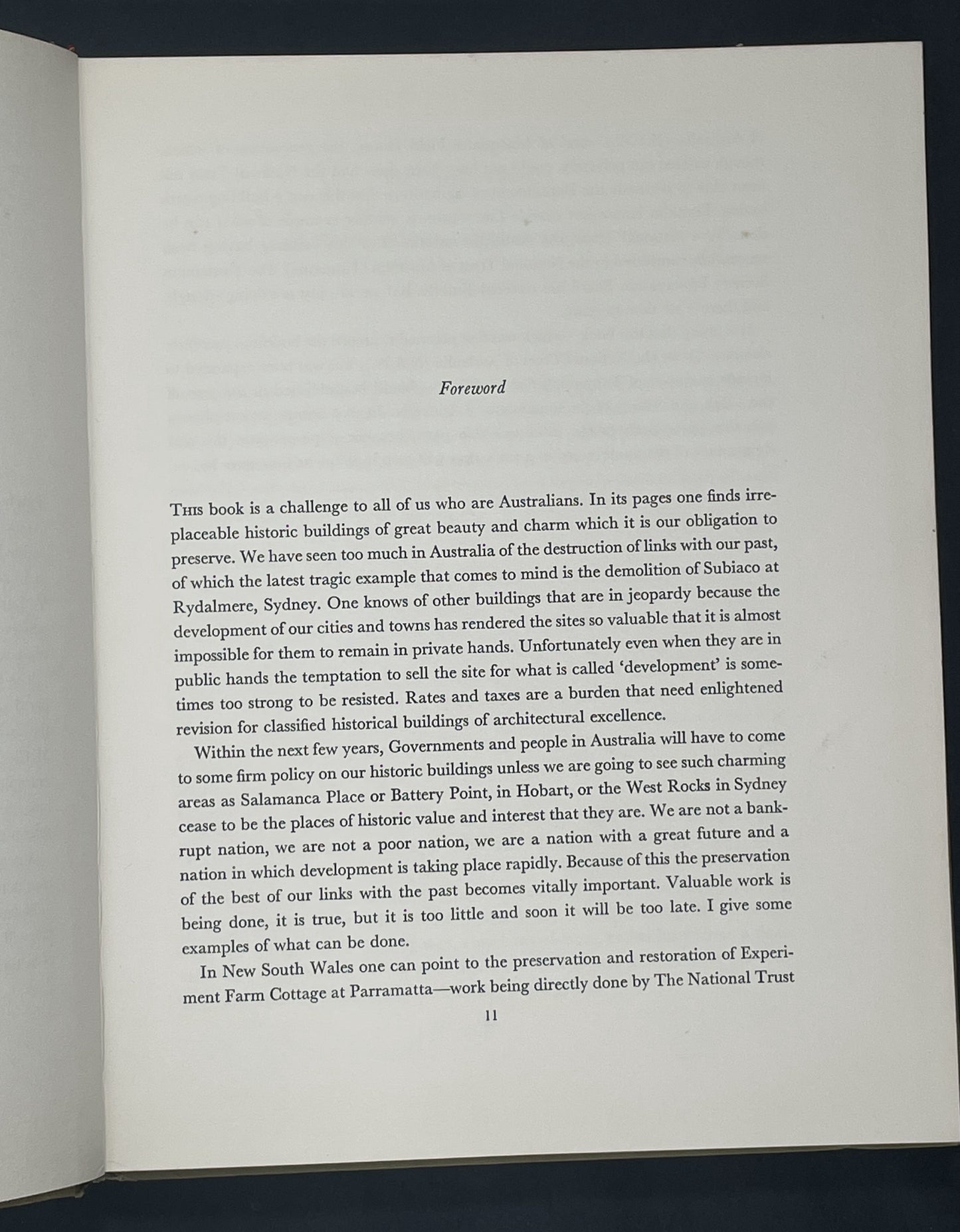 GEORGIAN ARCHITECTURE IN AUSTRALIA by MAX DUPAIN