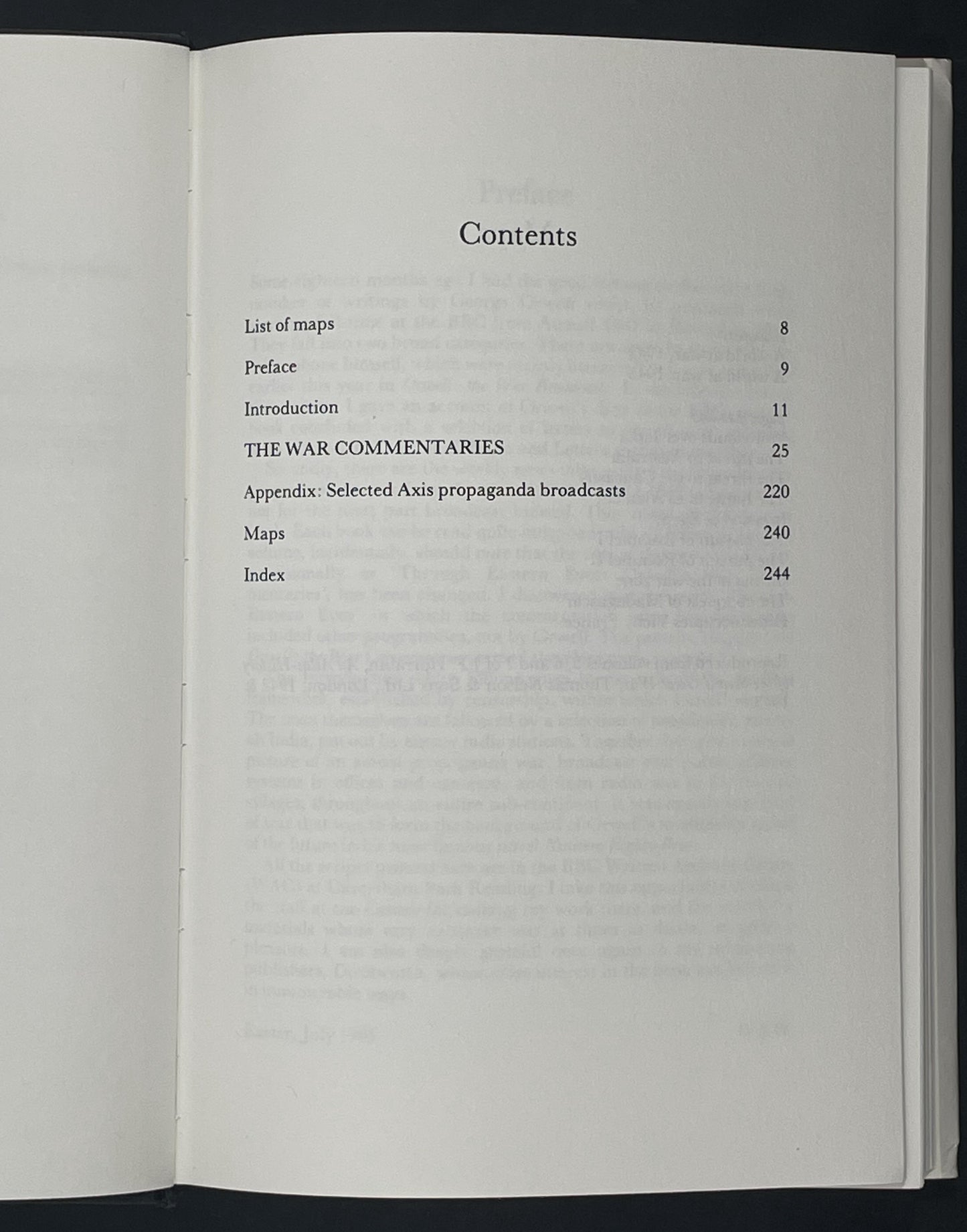 Orwell, the War Commentaries by George Orwell