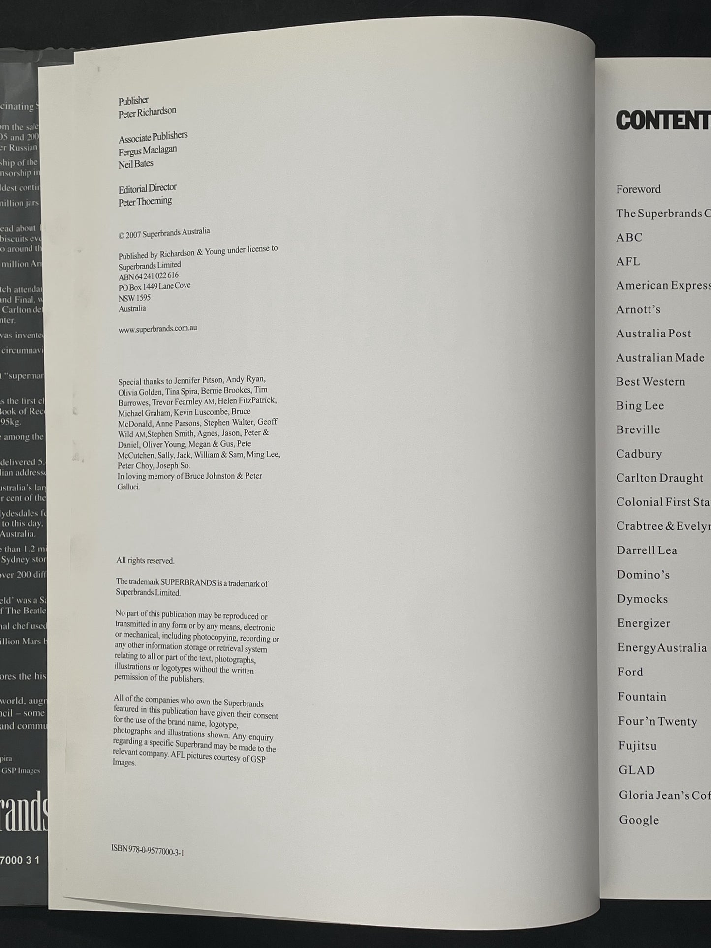 Superbrands by J. Peter (ed) Thoeming, Peter Thoeming