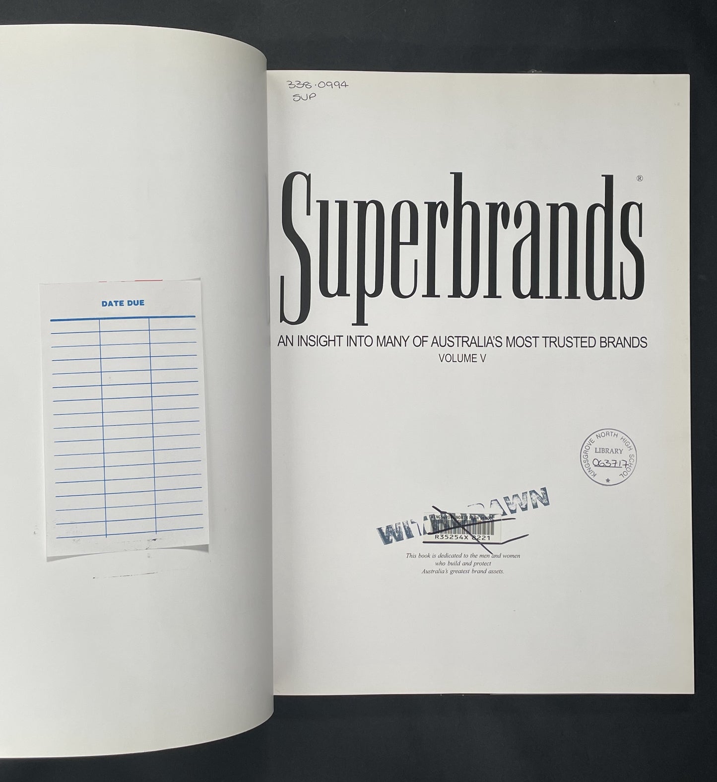 Superbrands by J. Peter (ed) Thoeming, Peter Thoeming