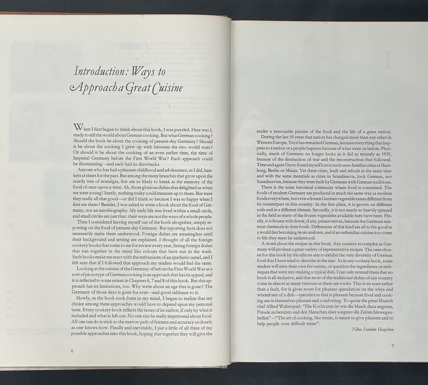 The Cooking of Germany by Nika Standen Hazelton