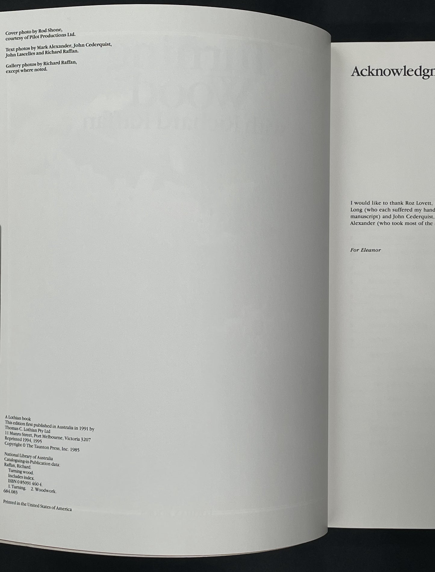 Turning Wood by Richard Raffan