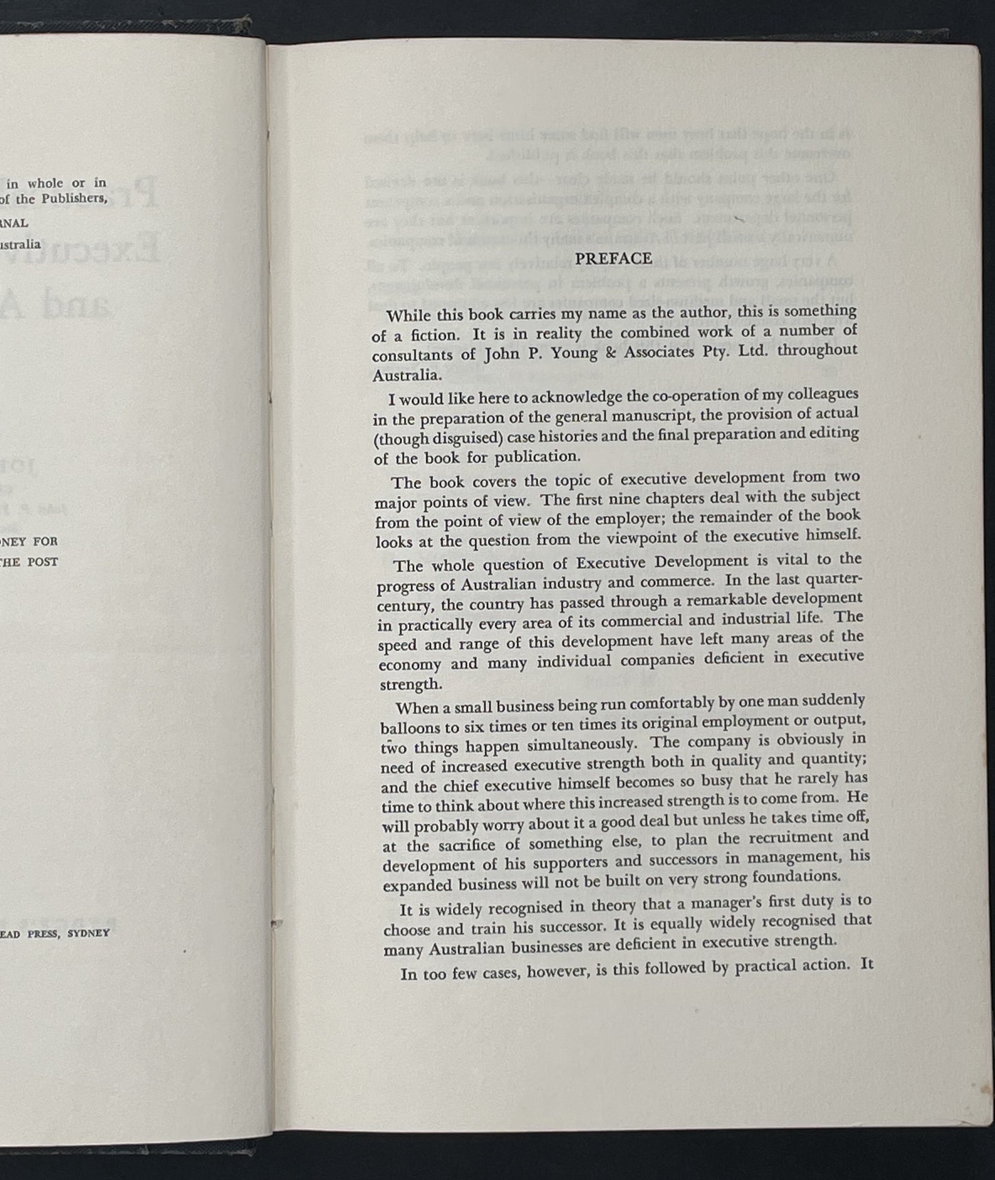 PRACTICAL TECHNIQUES OF EXECUTIVE DEVELOPMENT AND ADVANCEMENT by B. M. Attewell