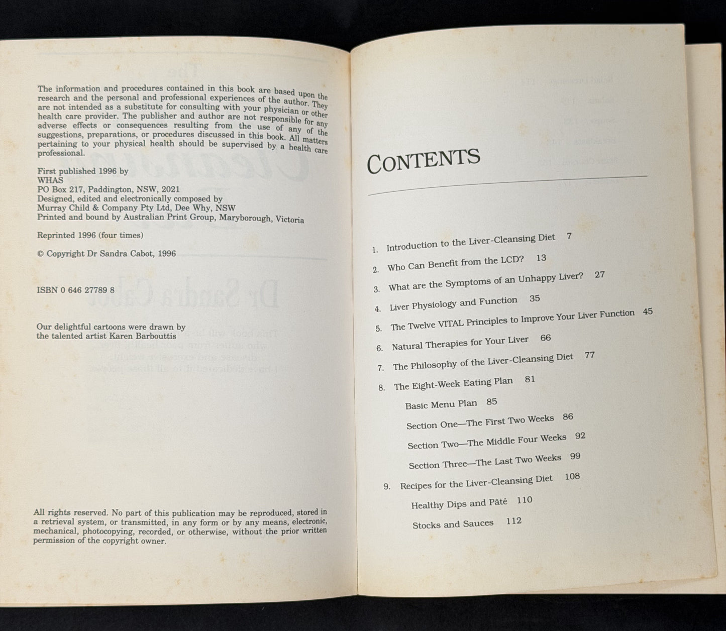 The Liver-cleansing Diet by Sandra Cabot