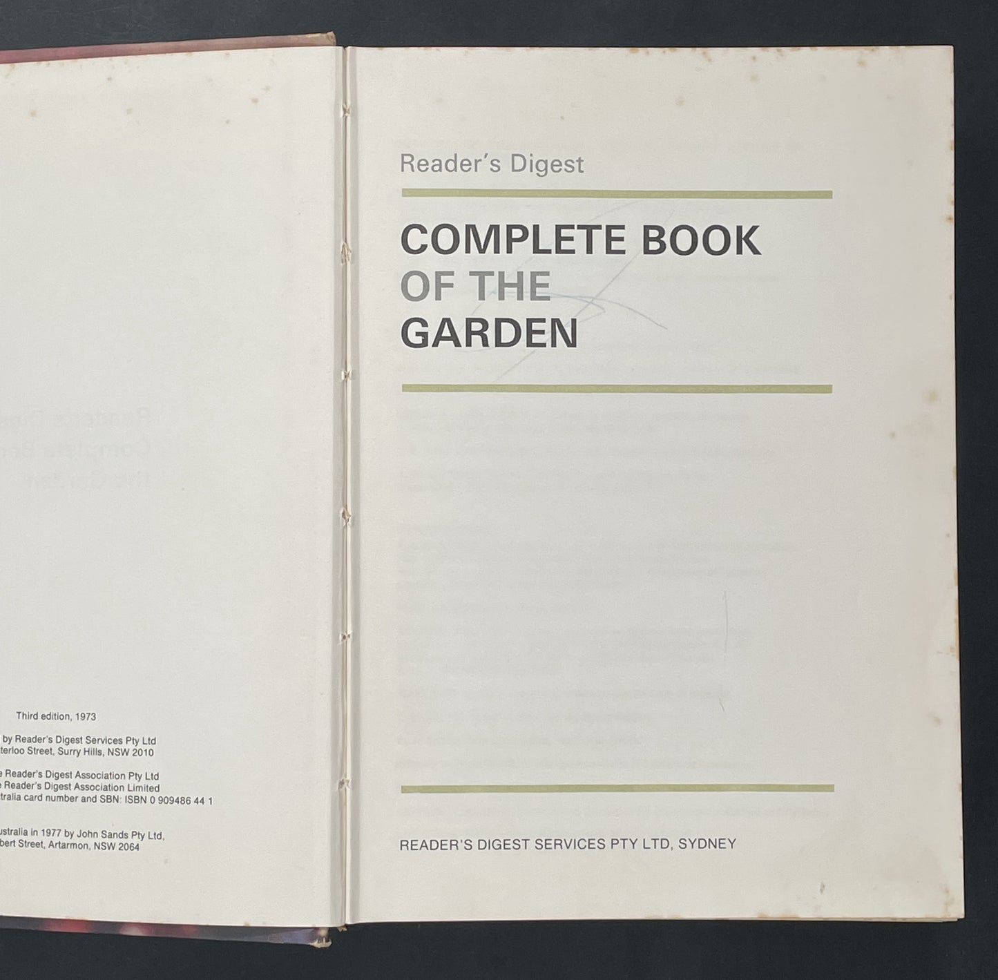 Complete Book of the Garden by Reader's Digest Association