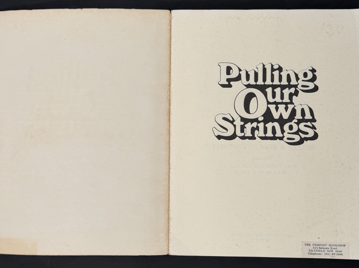 Pulling Our Own Strings by Gloria J. Kaufman, Mary Kay Blakely
