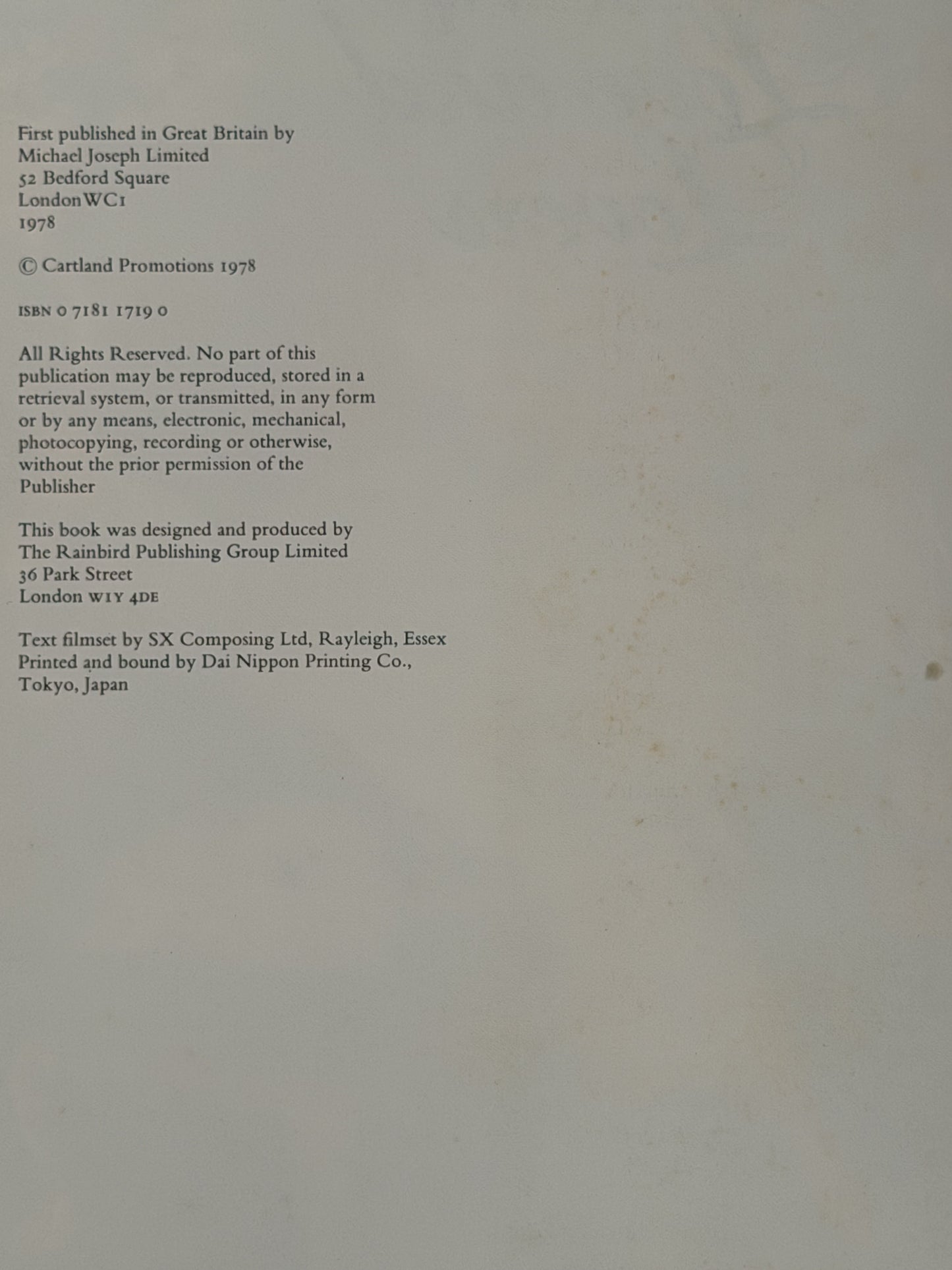 Barbara Cartland's Book of Love and Lovers by Barbara Cartland