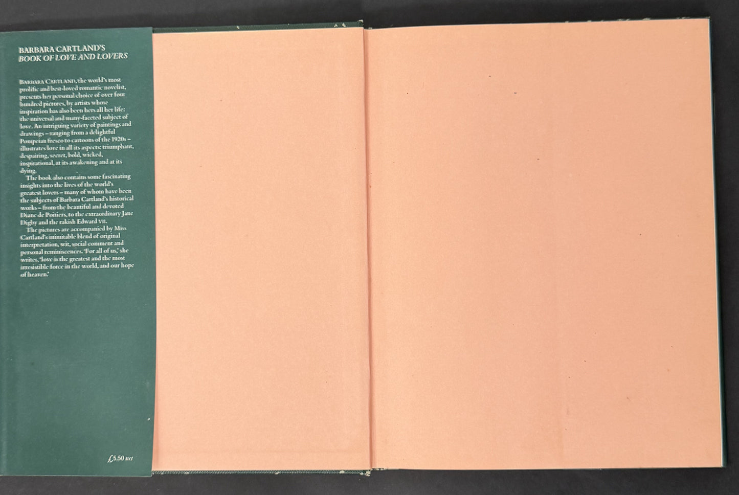 Barbara Cartland's Book of Love and Lovers by Barbara Cartland